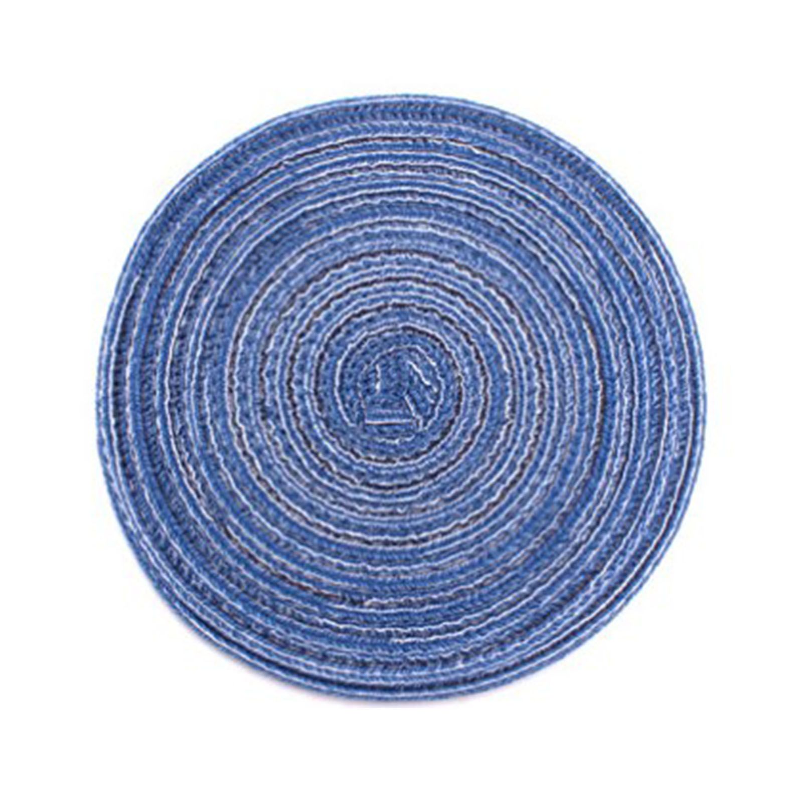 4Pcs Circular Cup Mat Braiding Heat Resistant Bowl Plate Mat Nordic Style view 11