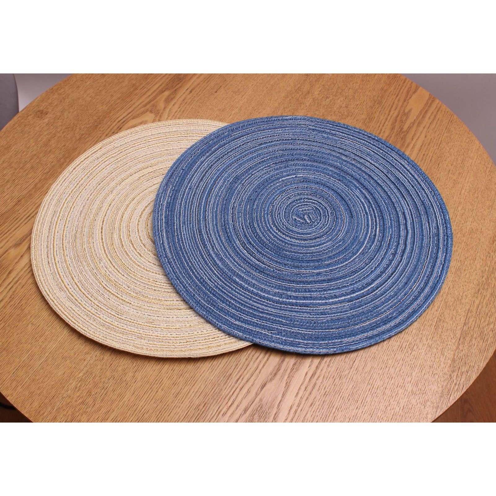 4Pcs Circular Cup Mat Braiding Heat Resistant Bowl Plate Mat Nordic Style view 12
