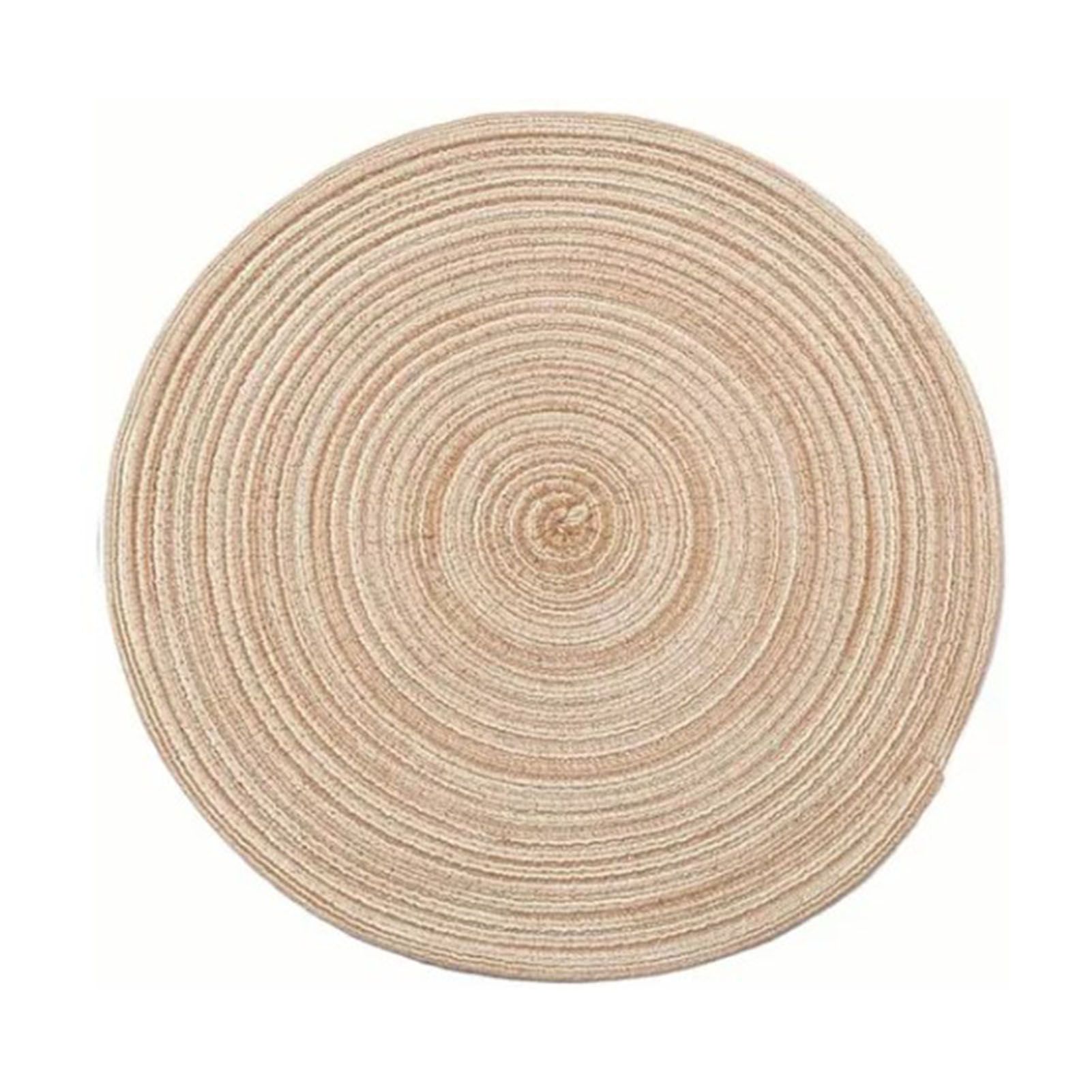 4Pcs Circular Cup Mat Braiding Heat Resistant Bowl Plate Mat Nordic Style view 11