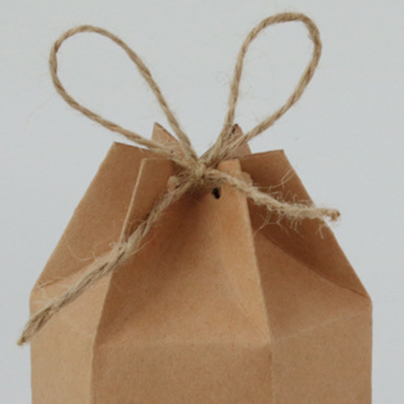 50Pcs Hexagonal Candy Treat Box Exquisite Gift Packaging Box for Wedding view 13