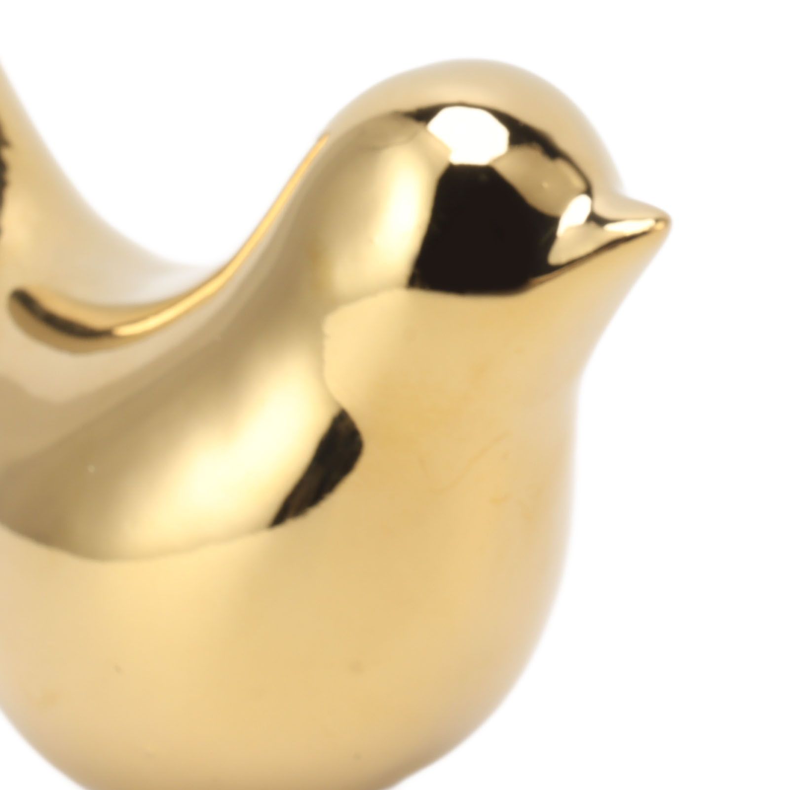 2Pcs Electroplated Ceramic Bird Decoration Nordic Style Modern Abstract Bird view 13