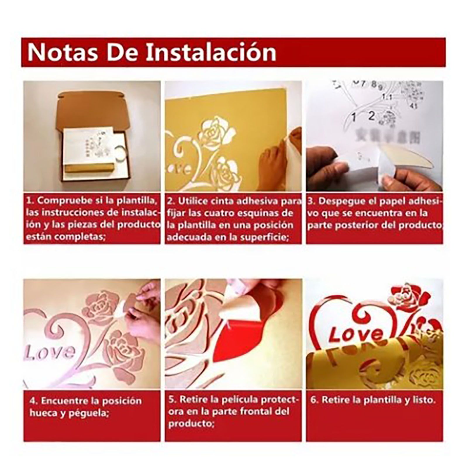 Acrylic Wall Stickers 3D World Map Wall Mirror Sticker for Office Study Living view 12