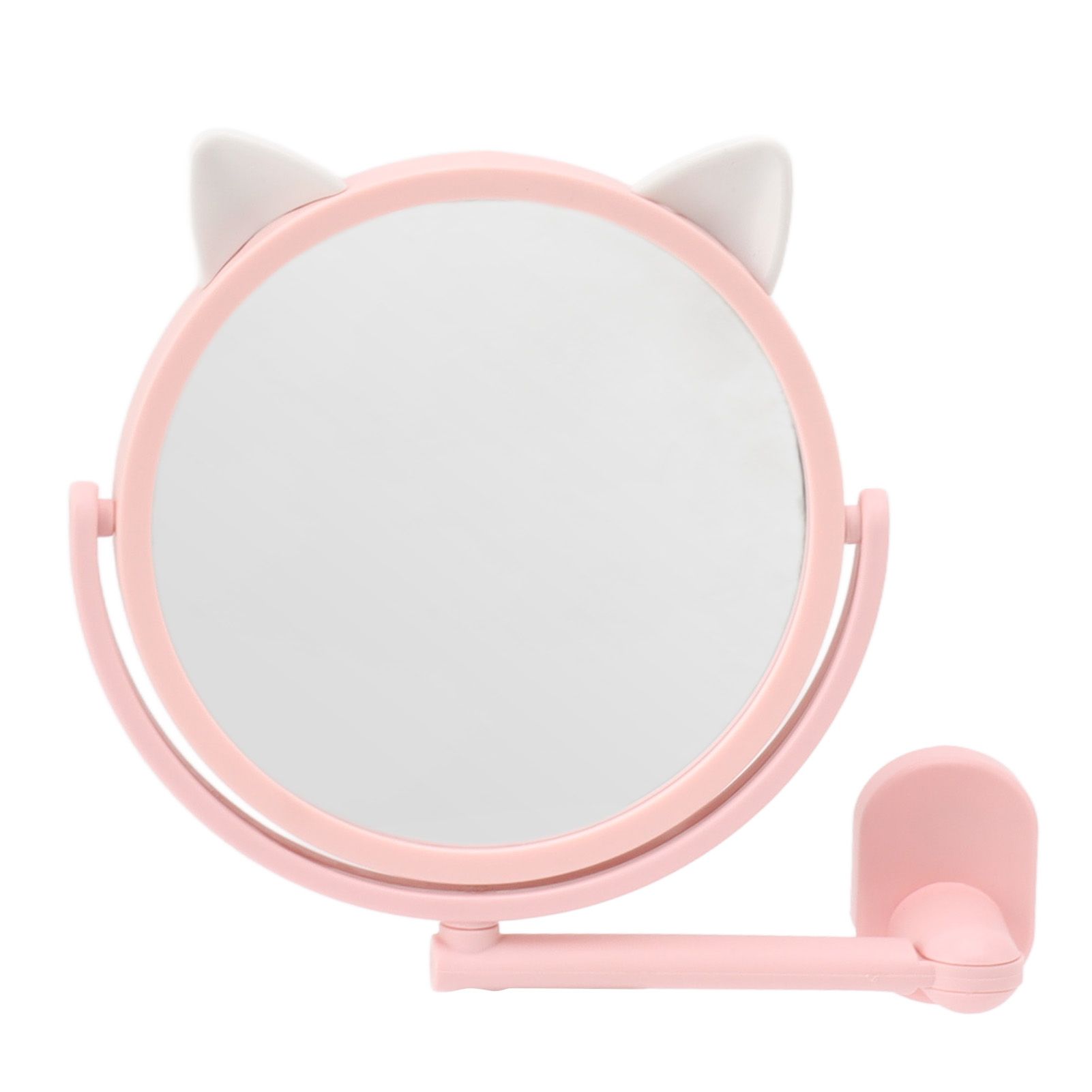 Makeup Mirror 16.5cm Diameter Clear Image Cosmetic Mirror Wall Mirror for Bathroom view 2