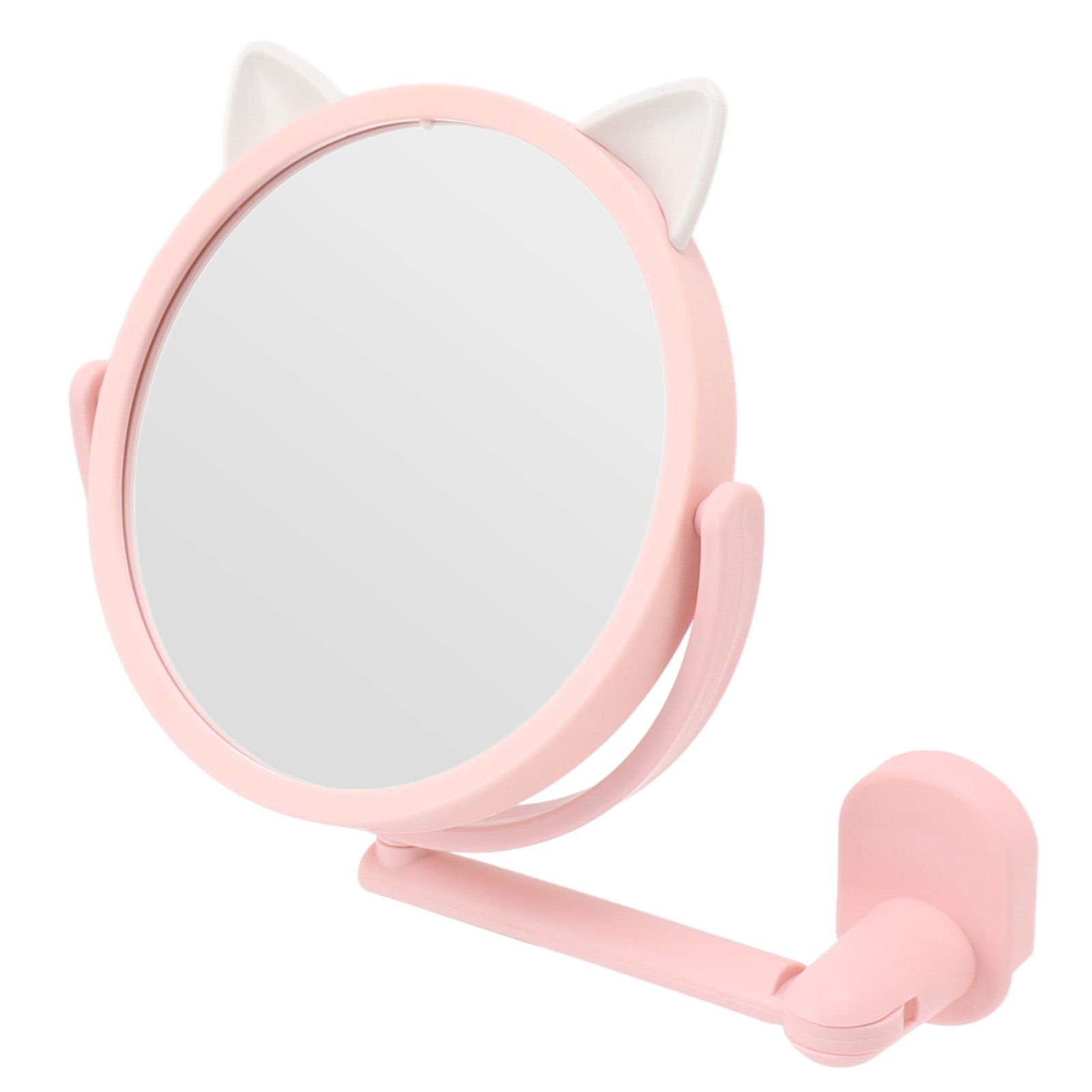 Makeup Mirror 16.5cm Diameter Clear Image Cosmetic Mirror Wall Mirror for Bathroom view 5