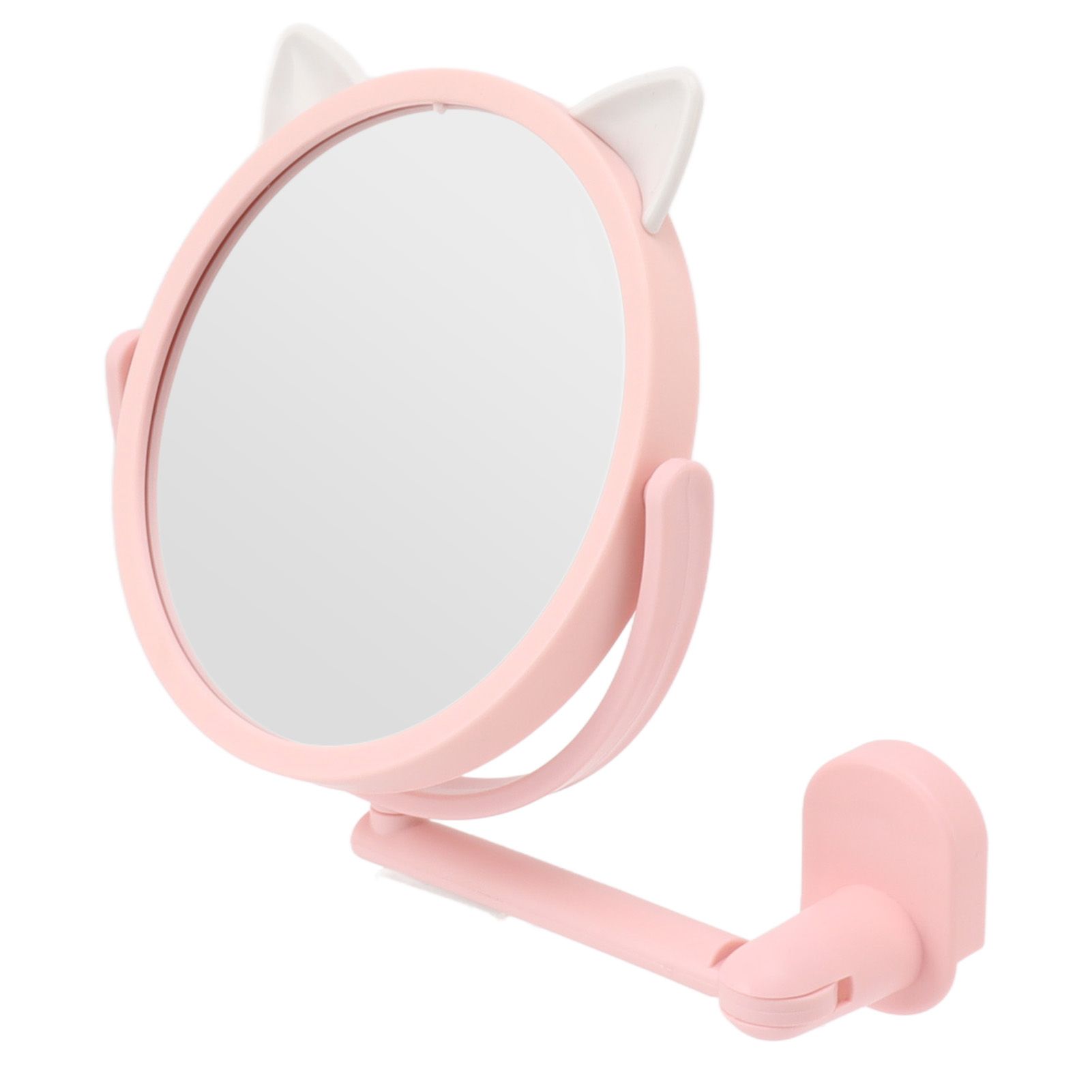 Makeup Mirror 16.5cm Diameter Clear Image Cosmetic Mirror Wall Mirror for Bathroom view 6