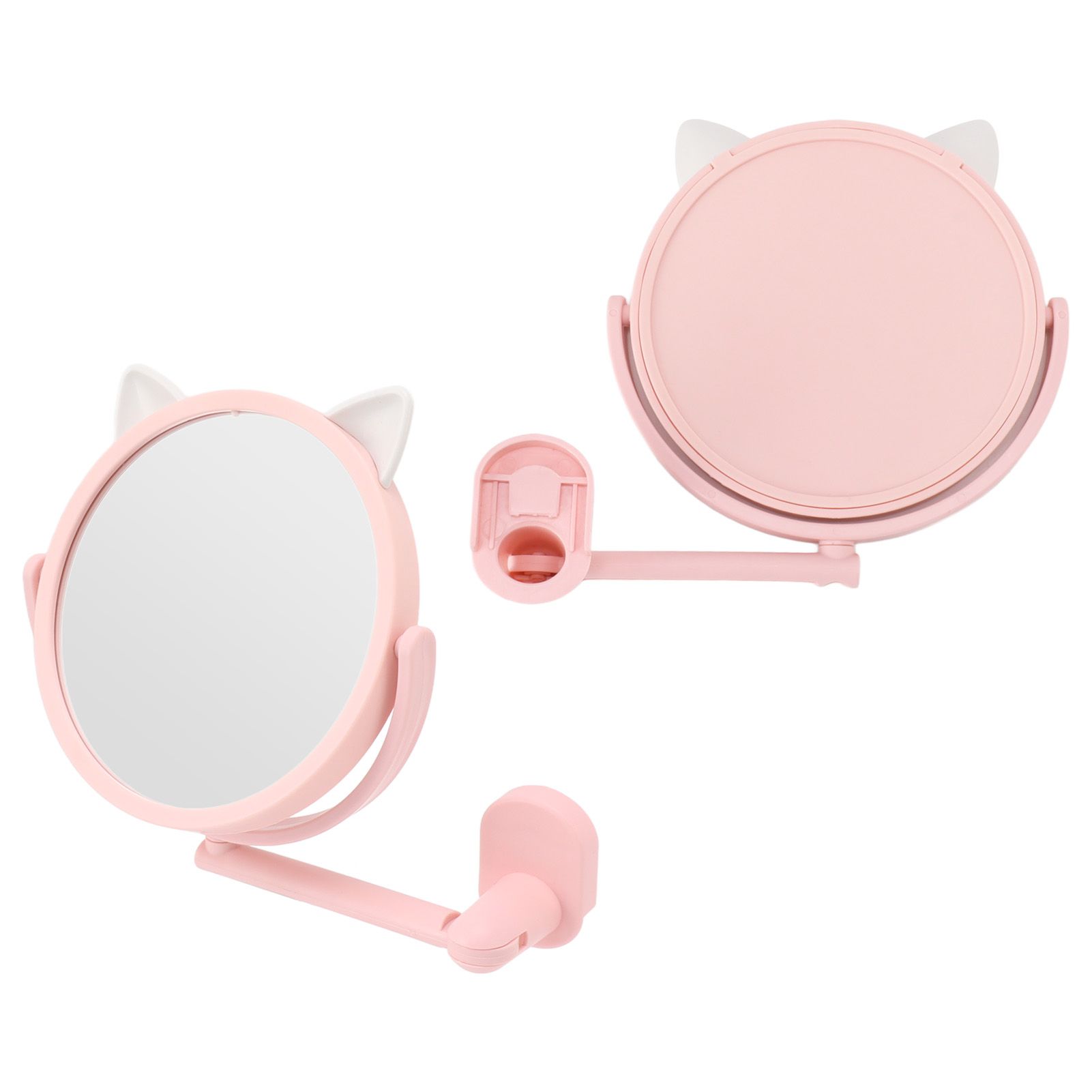 Makeup Mirror 16.5cm Diameter Clear Image Cosmetic Mirror Wall Mirror for Bathroom view 9