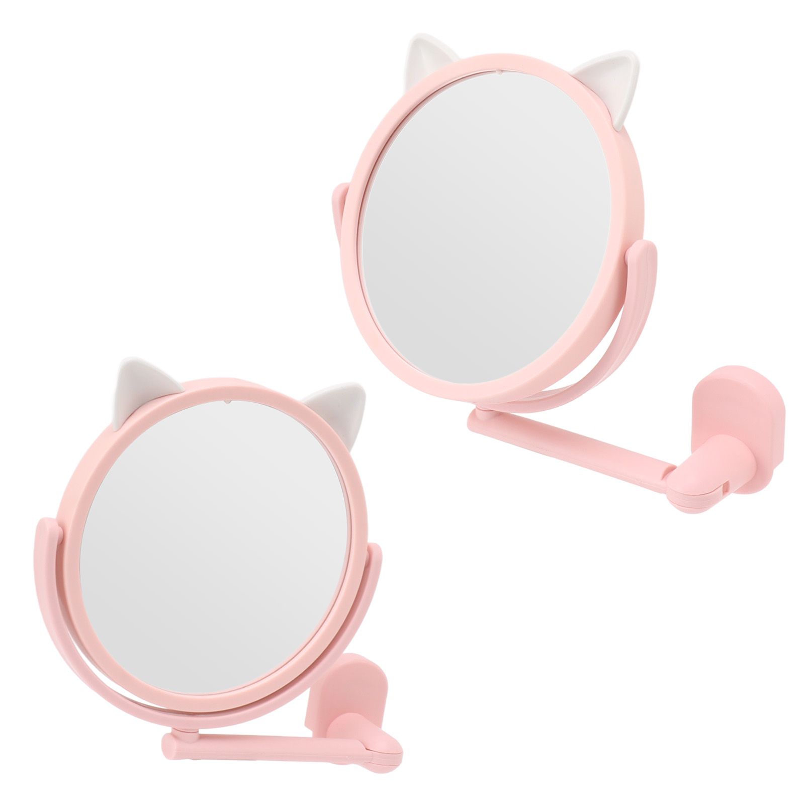 Makeup Mirror 16.5cm Diameter Clear Image Cosmetic Mirror Wall Mirror for Bathroom view 10