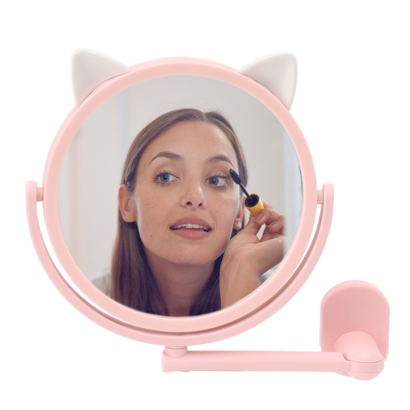 Makeup Mirror 16.5cm Diameter Clear Image Cosmetic Mirror Wall Mirror for Bathroom view 11
