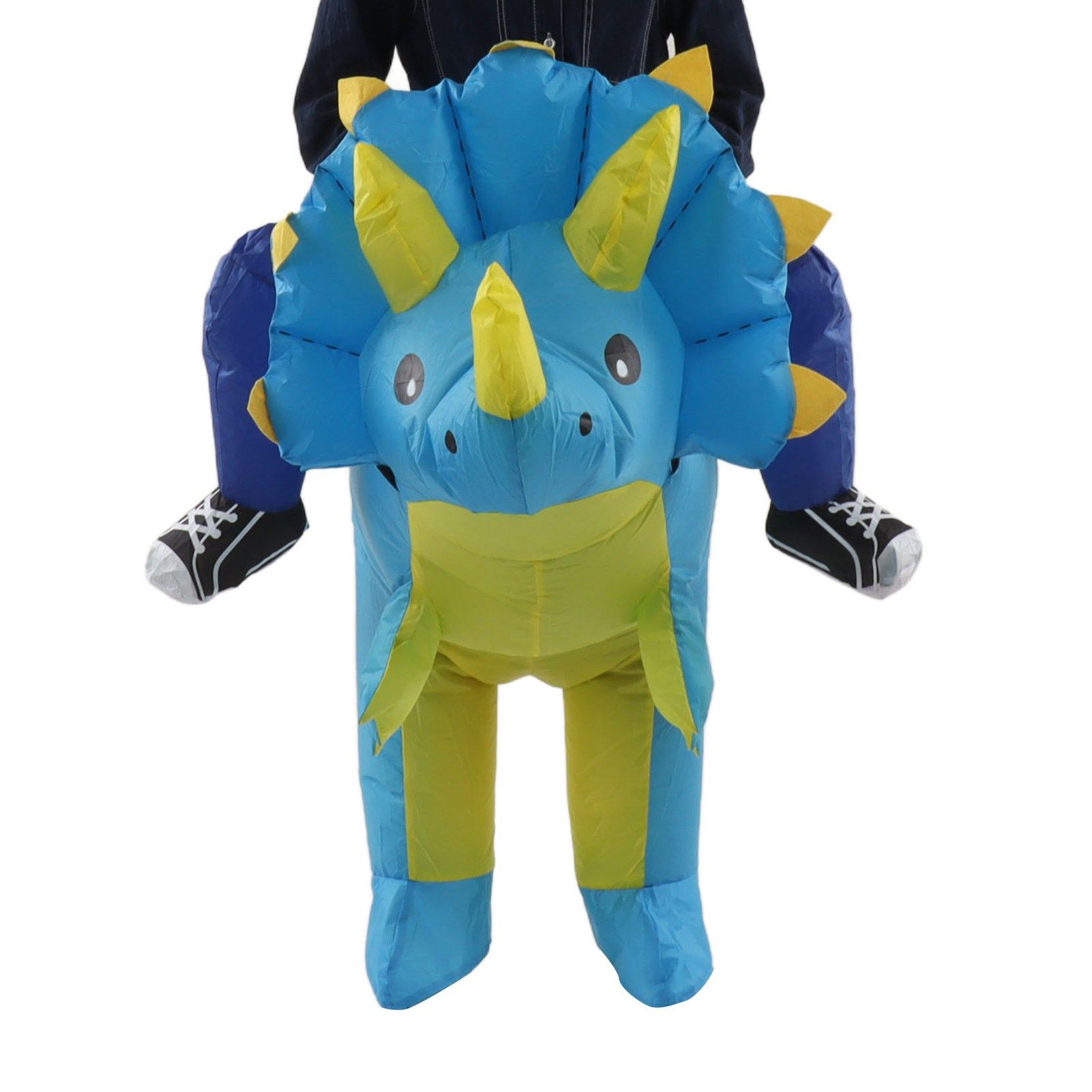 Inflatable Dinosaur Costume Halloween Cosplay Costume Party Riding Triangle view 3