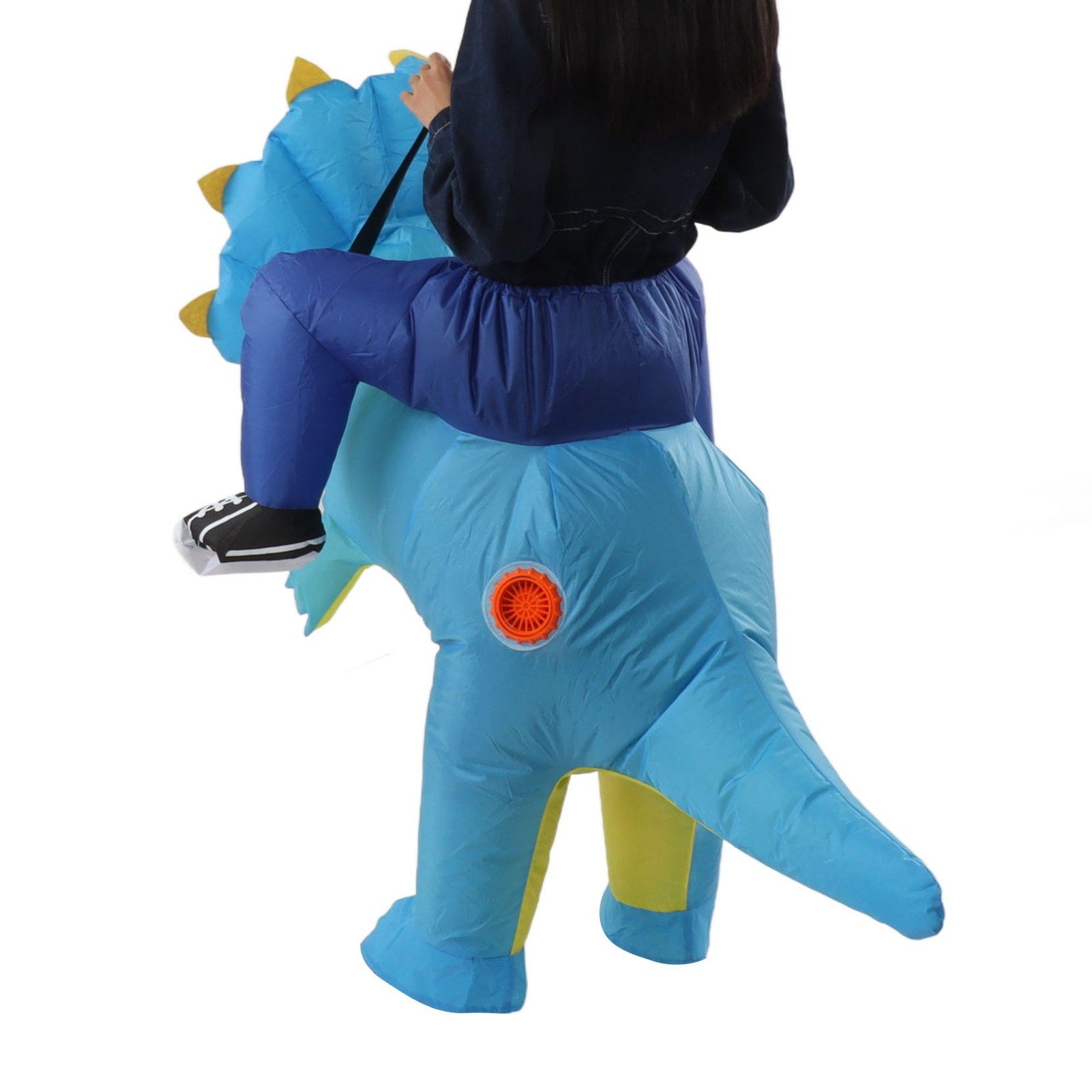 Inflatable Dinosaur Costume Halloween Cosplay Costume Party Riding Triangle view 7