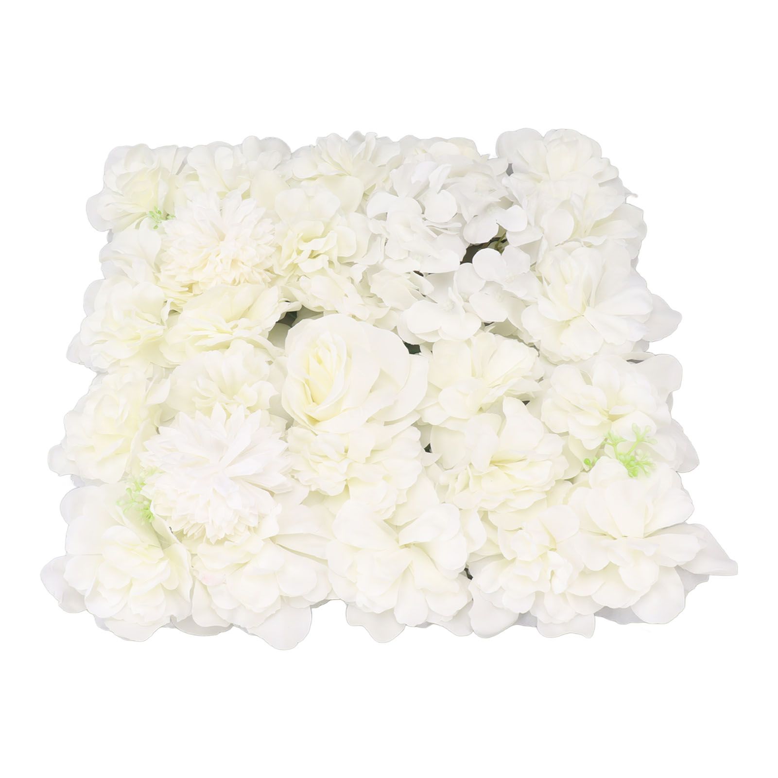 Artificial Flower Wall Panels Simulation Silk Rose Flower Wall Decor for view 2