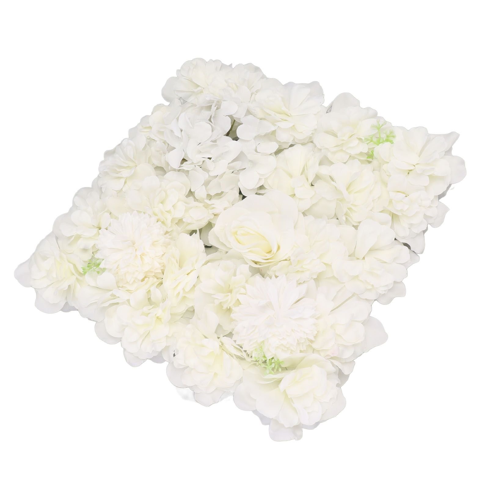 Artificial Flower Wall Panels Simulation Silk Rose Flower Wall Decor for view 3
