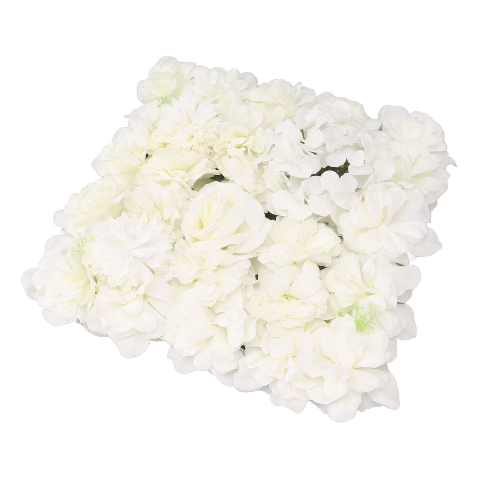 Artificial Flower Wall Panels Simulation Silk Rose Flower Wall Decor for view 6