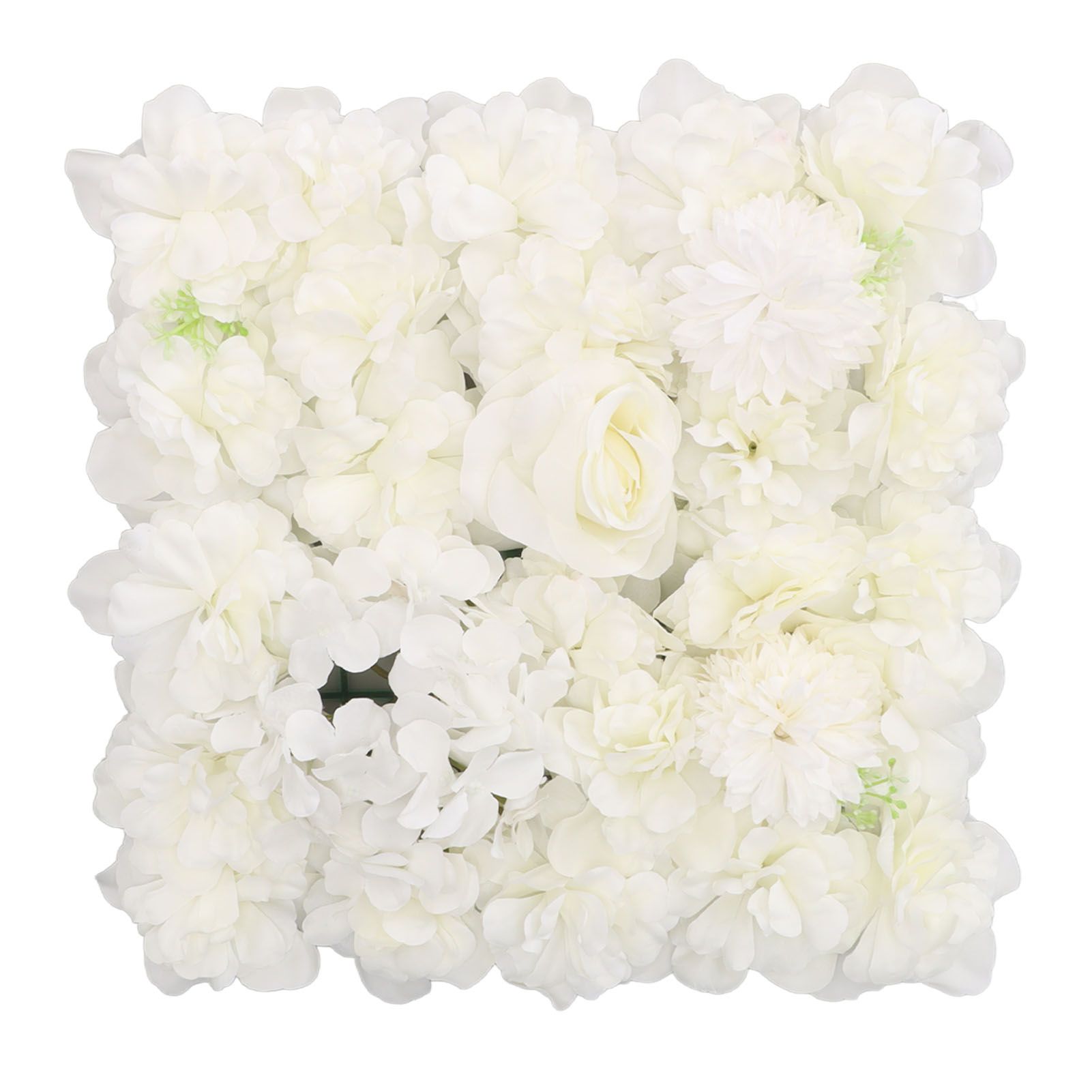 Artificial Flower Wall Panels Simulation Silk Rose Flower Wall Decor for view 10