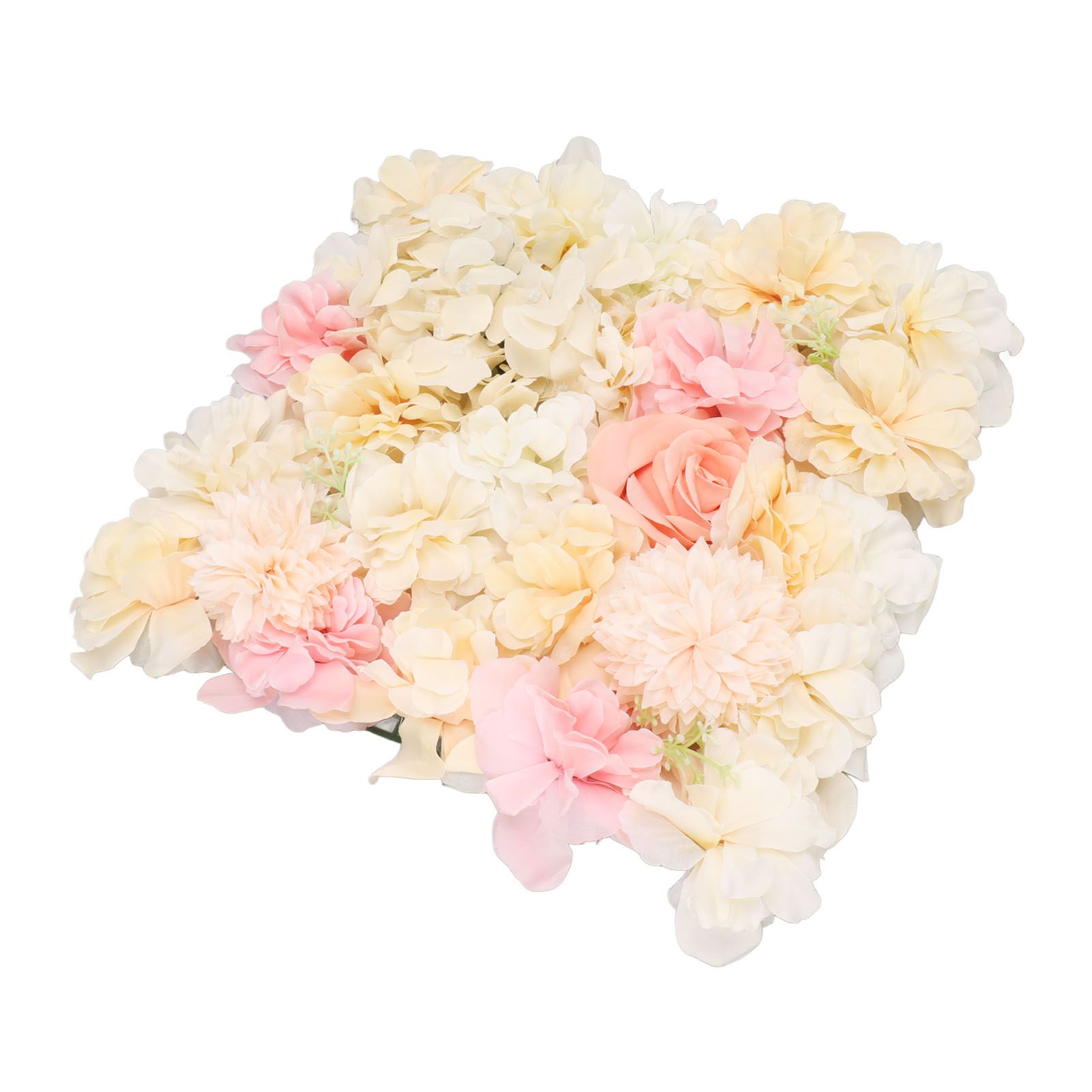 Artificial Flower Wall Panels Simulation Silk Rose Flower Wall Decor for view 3