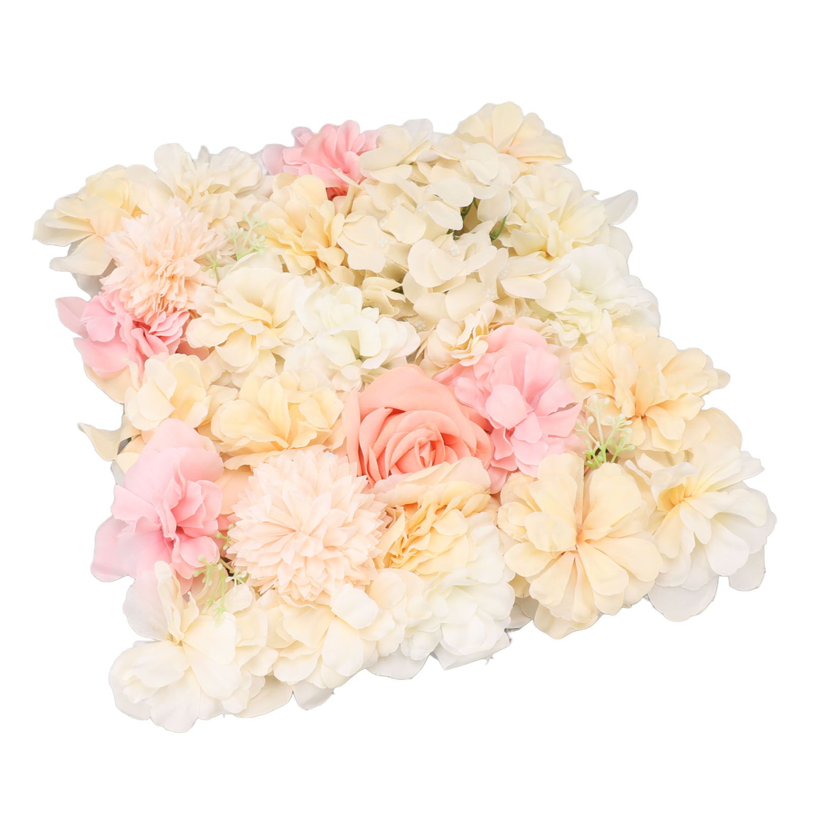 Artificial Flower Wall Panels Simulation Silk Rose Flower Wall Decor for view 4