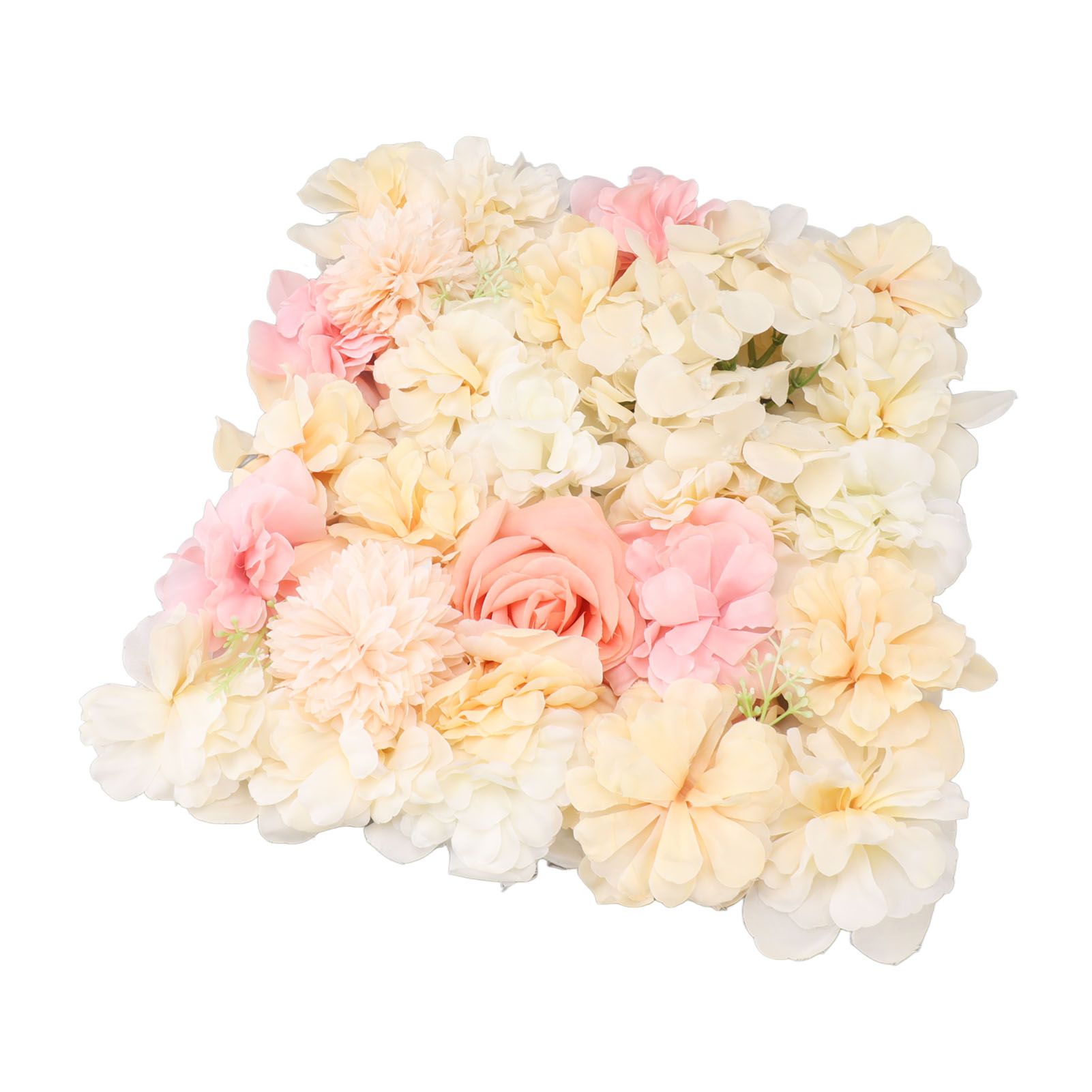 Artificial Flower Wall Panels Simulation Silk Rose Flower Wall Decor for view 6