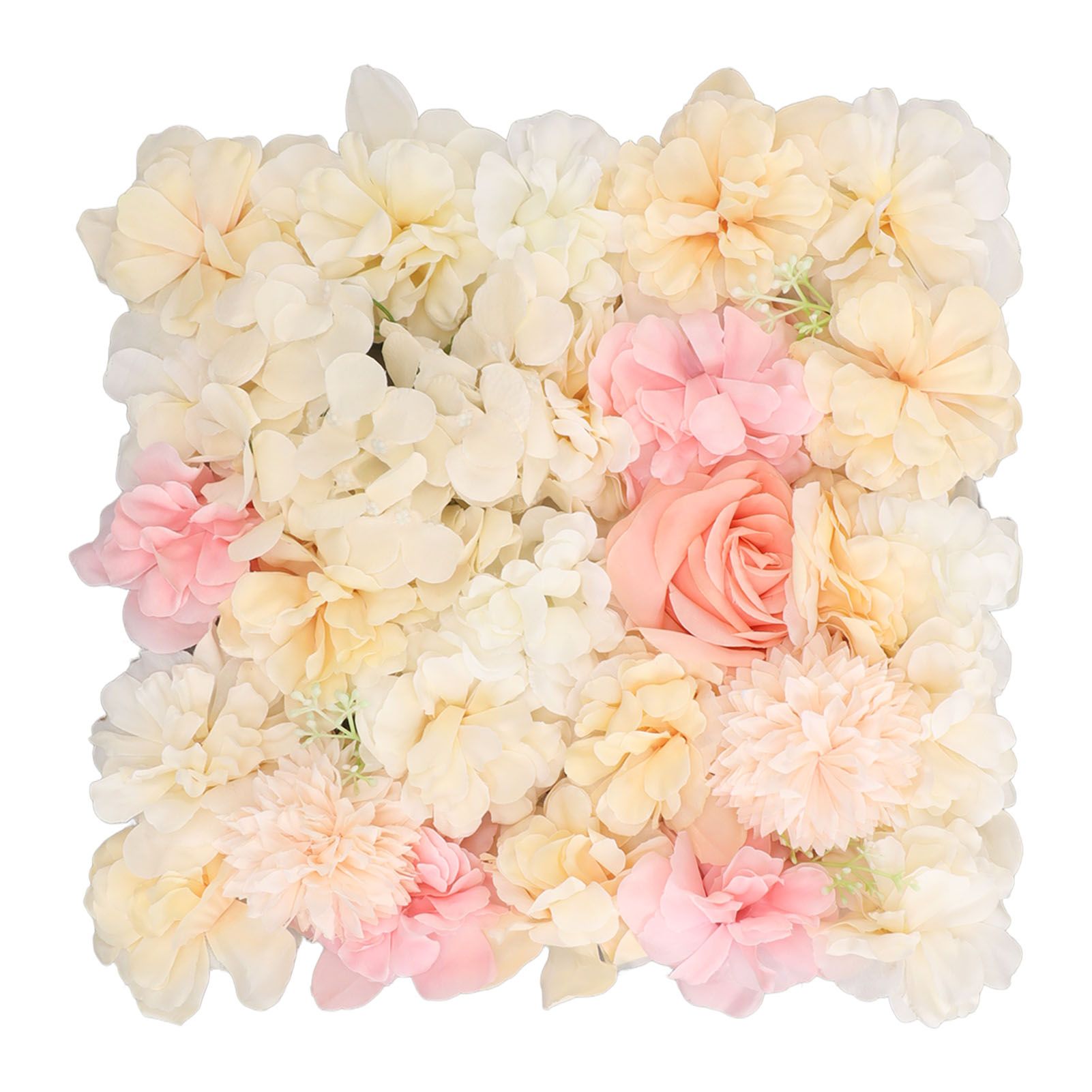 Artificial Flower Wall Panels Simulation Silk Rose Flower Wall Decor for view 10