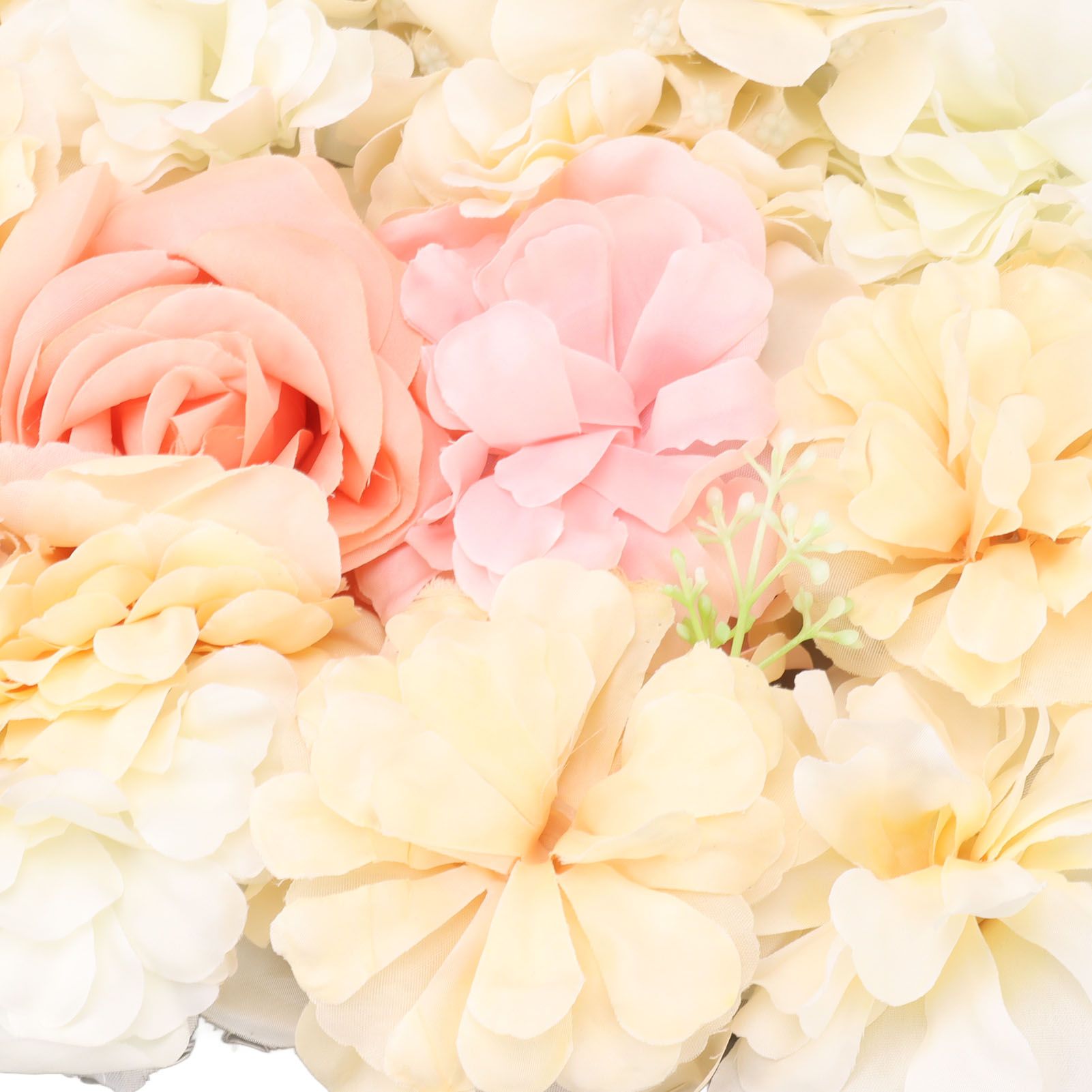 Artificial Flower Wall Panels Simulation Silk Rose Flower Wall Decor for view 14
