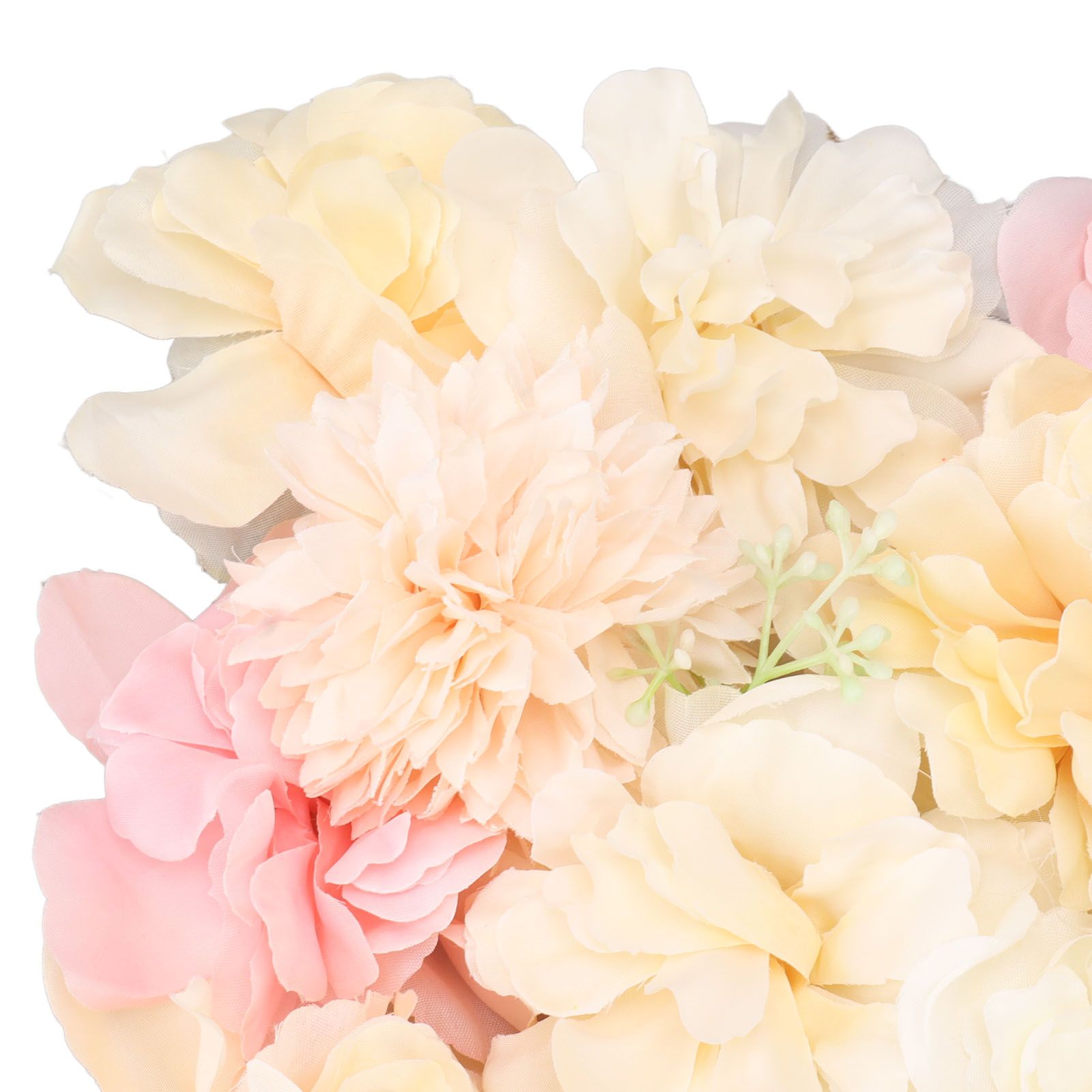 Artificial Flower Wall Panels Simulation Silk Rose Flower Wall Decor for view 15