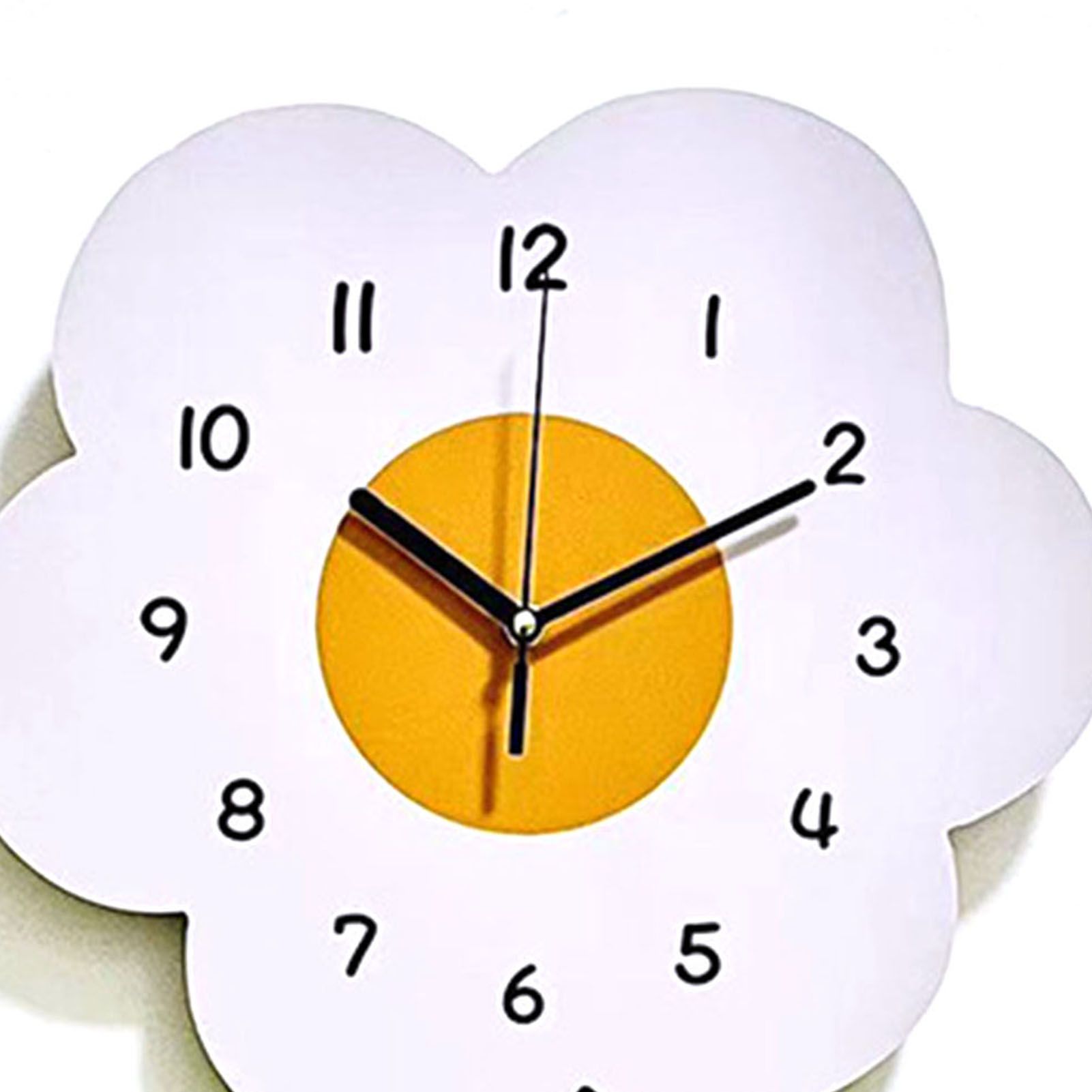 Flower Shaped Wall Clocks for Kids Cartoon Cute Exquisite Silent Wall Clock view 11