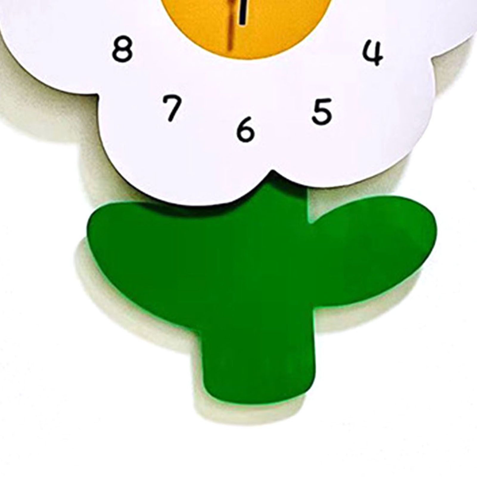 Flower Shaped Wall Clocks for Kids Cartoon Cute Exquisite Silent Wall Clock view 10