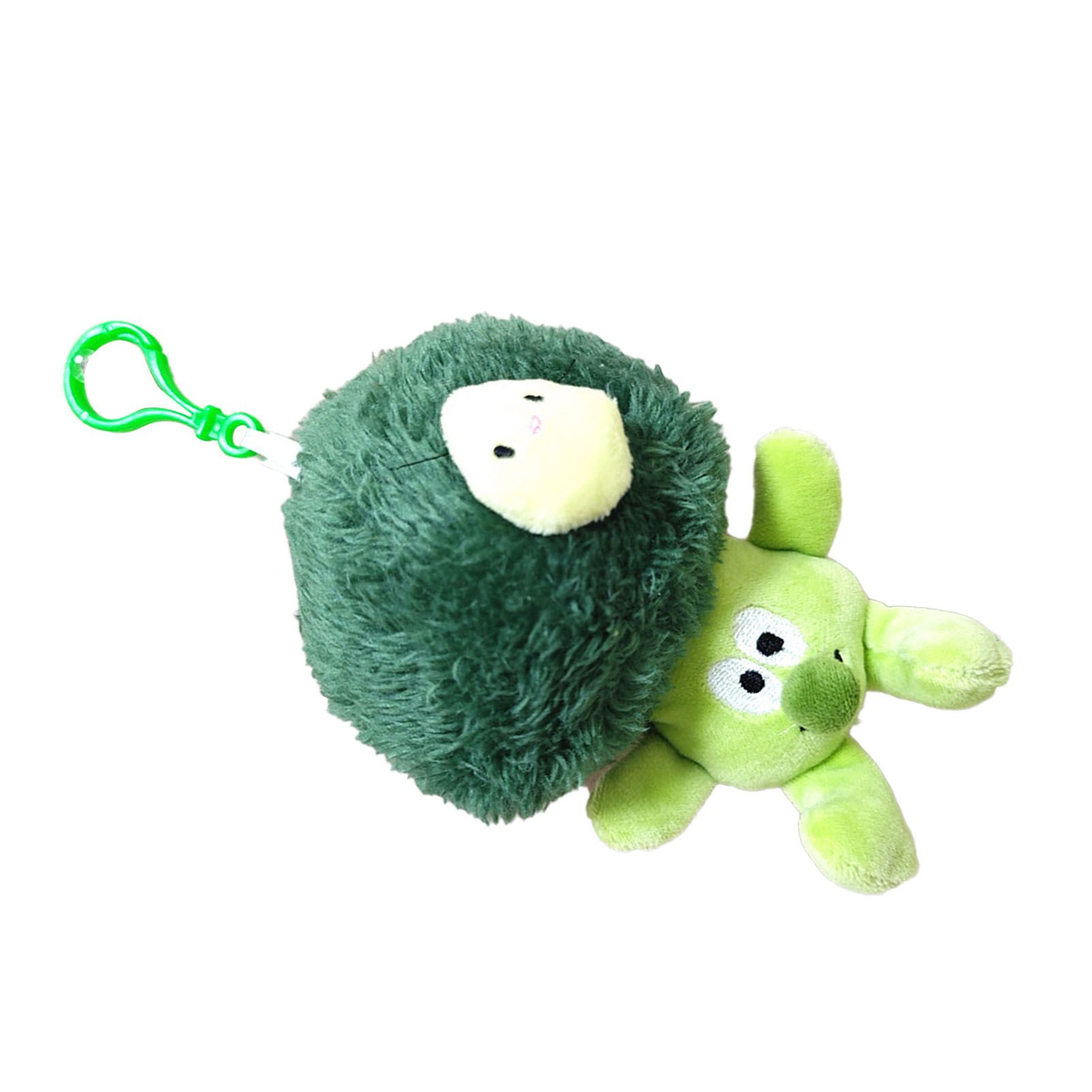 Plush Pendant Cute Broccoli Shape Stuffed Toy PP Cotton Vegetable Pendant for view 2