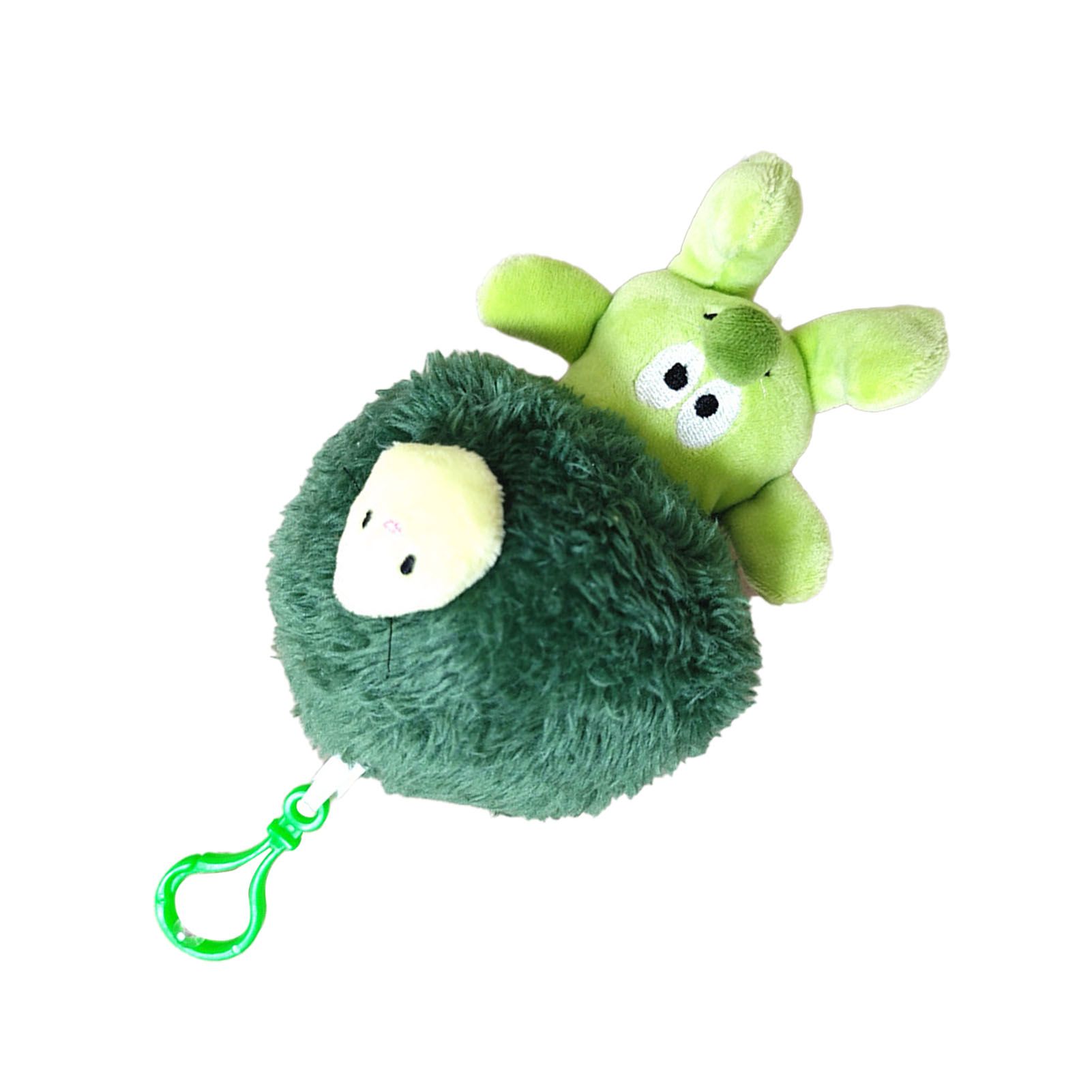 Plush Pendant Cute Broccoli Shape Stuffed Toy PP Cotton Vegetable Pendant for view 4
