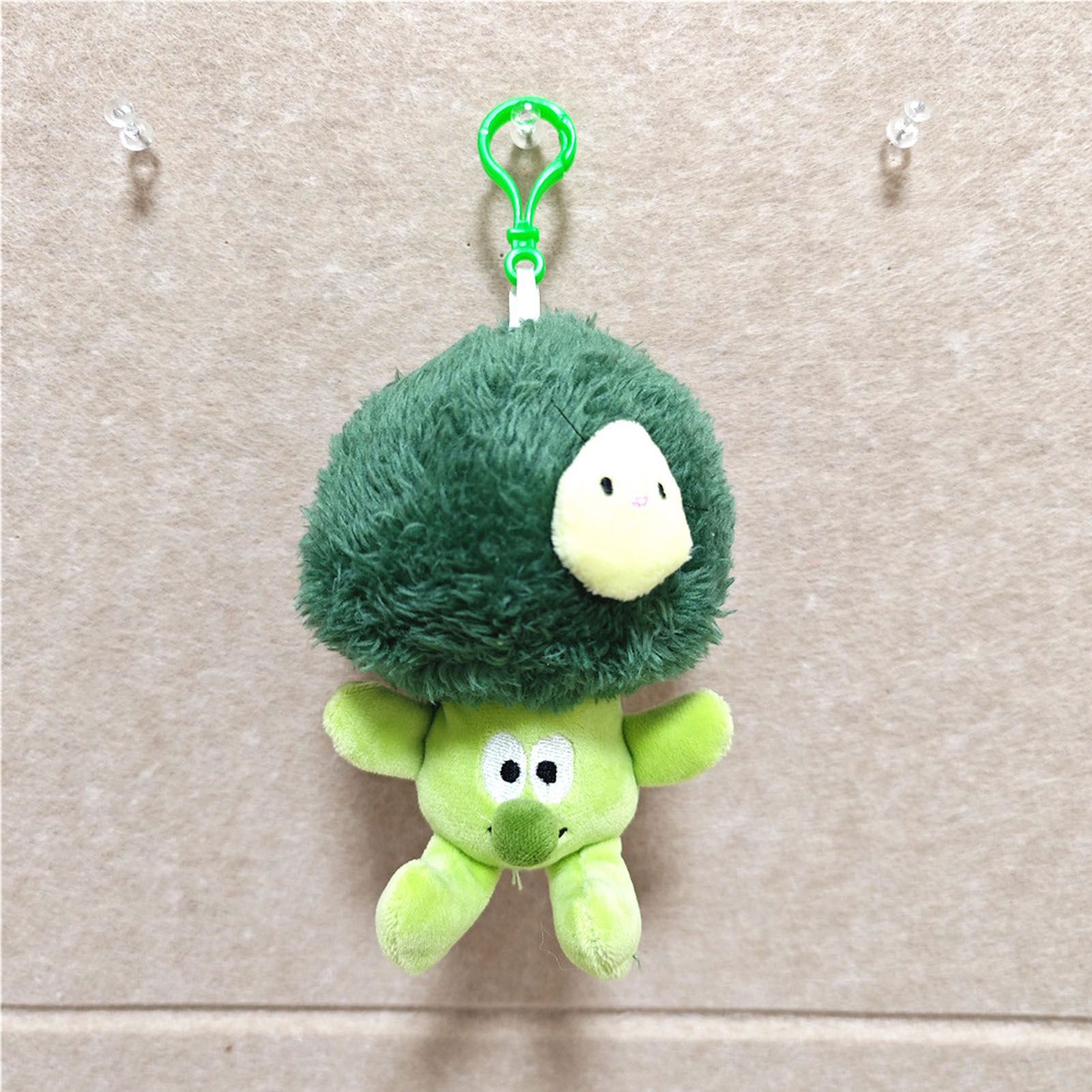 Plush Pendant Cute Broccoli Shape Stuffed Toy PP Cotton Vegetable Pendant for view 13