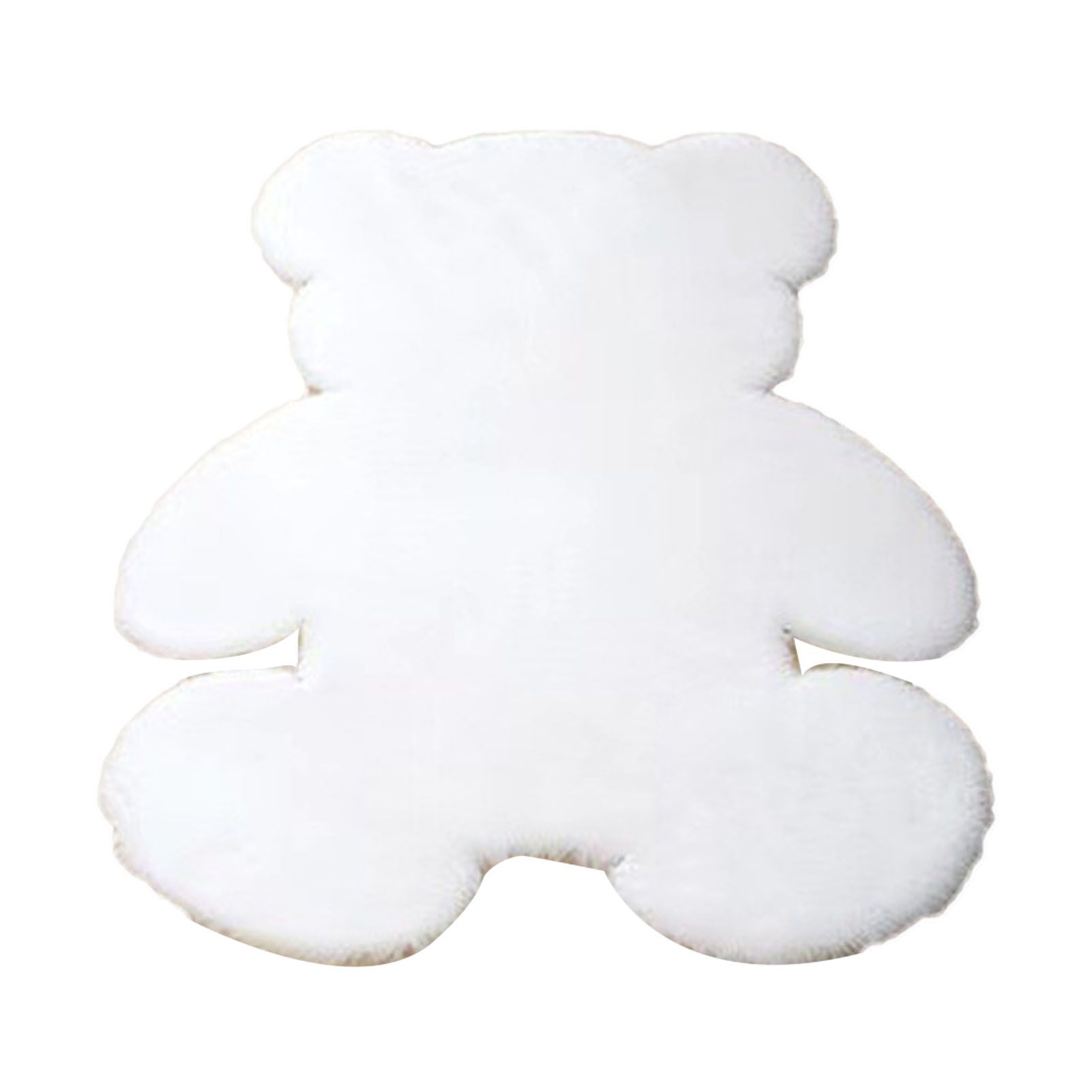 Cute Bedroom Rug Soft Bear Shaped Shaggy Floor Mat for Kids Teen Girls Room view 4