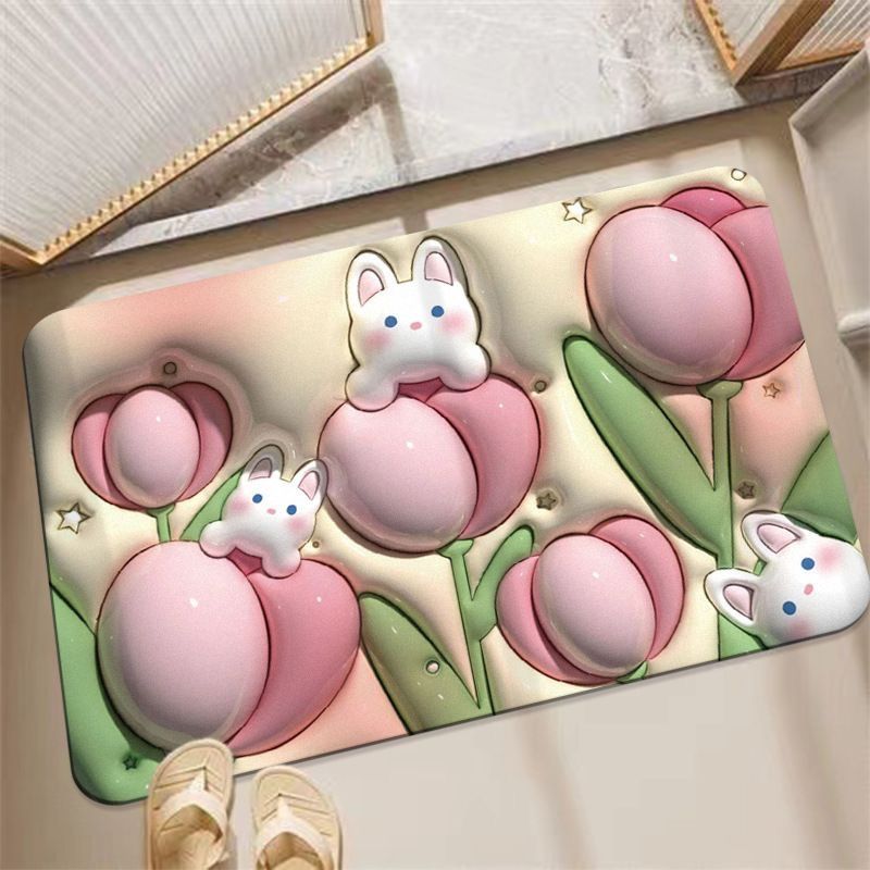 Diatomaceous Earth Floor Mat 3D Visual Water Absorbent Fast Drying Floor Mat view 5