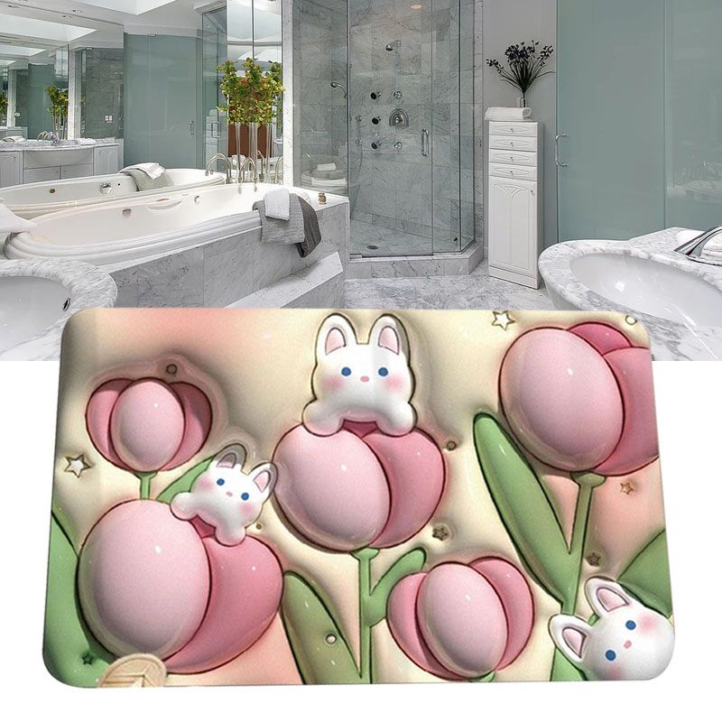 Diatomaceous Earth Floor Mat 3D Visual Water Absorbent Fast Drying Floor Mat view 6