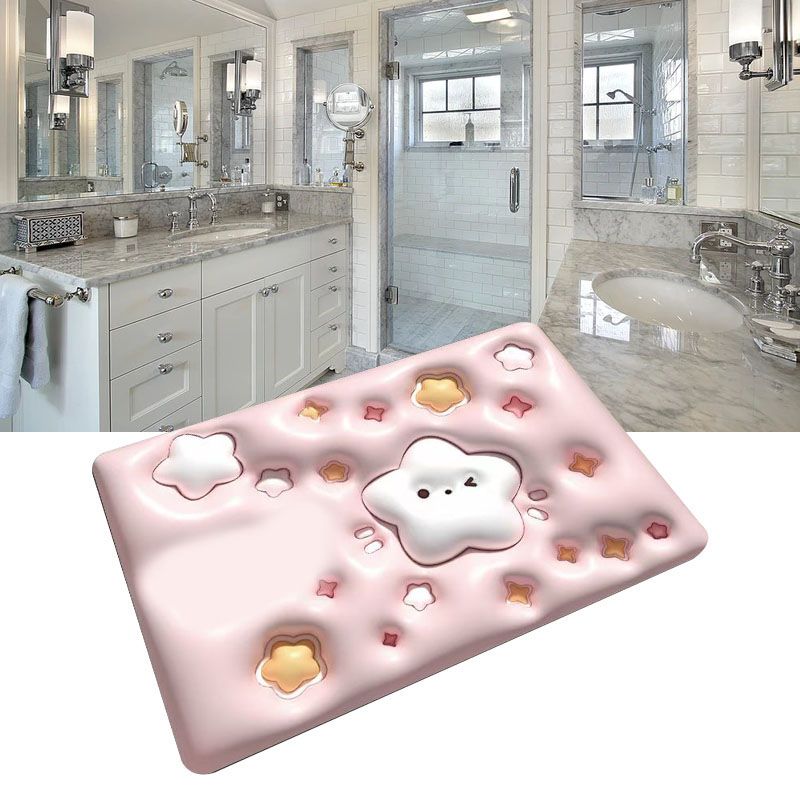 Diatomaceous Earth Floor Mat 3D Visual Water Absorbent Fast Drying Floor Mat view 6