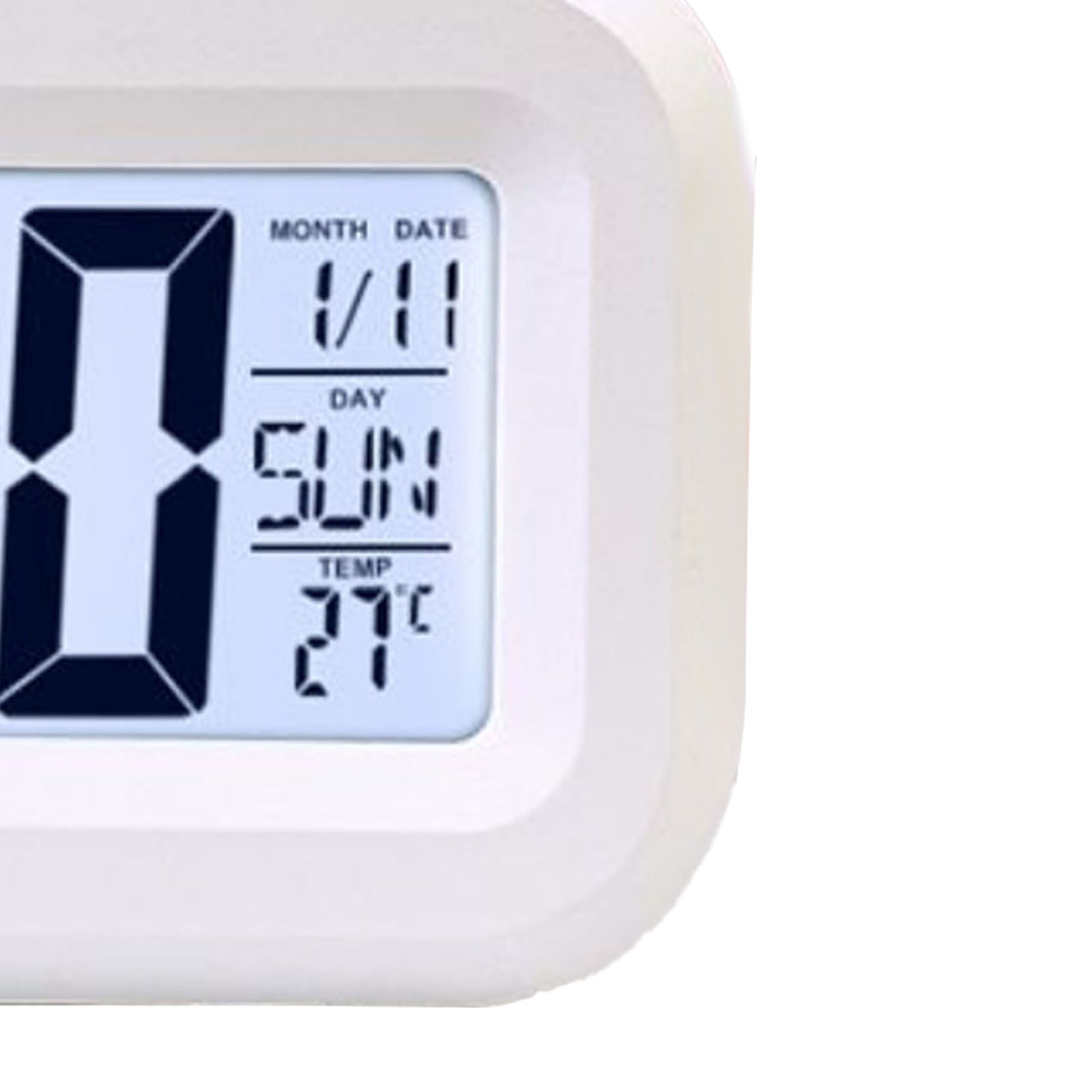 Electronic Clock Cute Cartoon LED Screen Desktop Electronic Alarm Data Time view 9