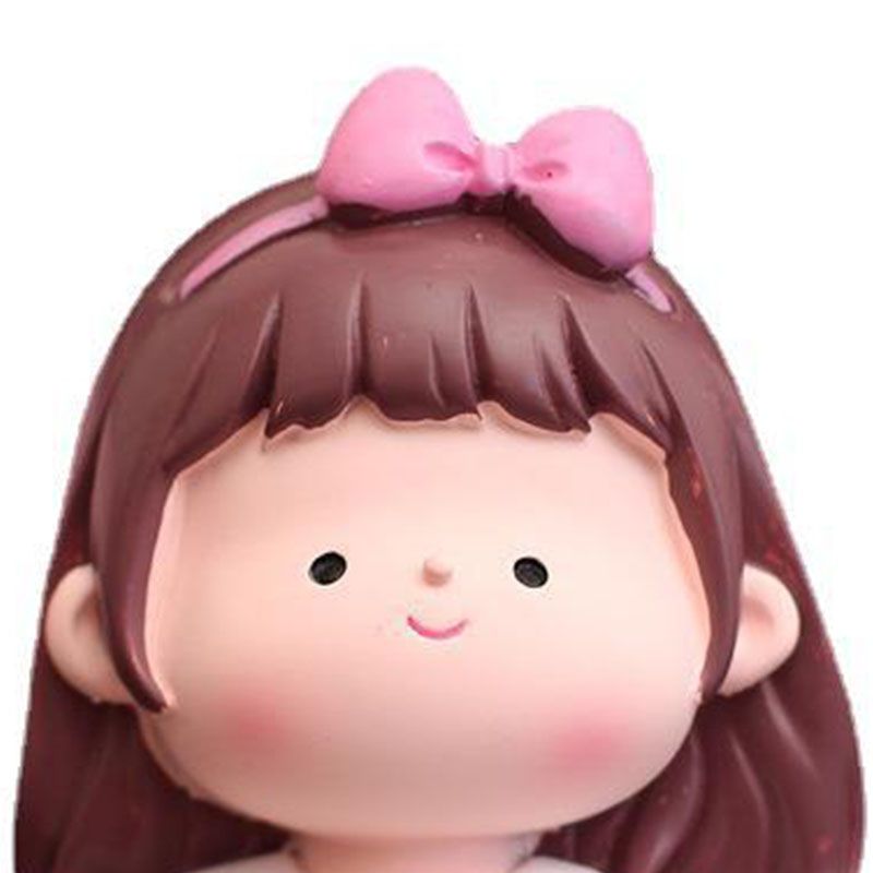 Yoga Girl Figurine Cartoon Lovely Cute Fashionable Decoration Yoga Pose Girl view 10