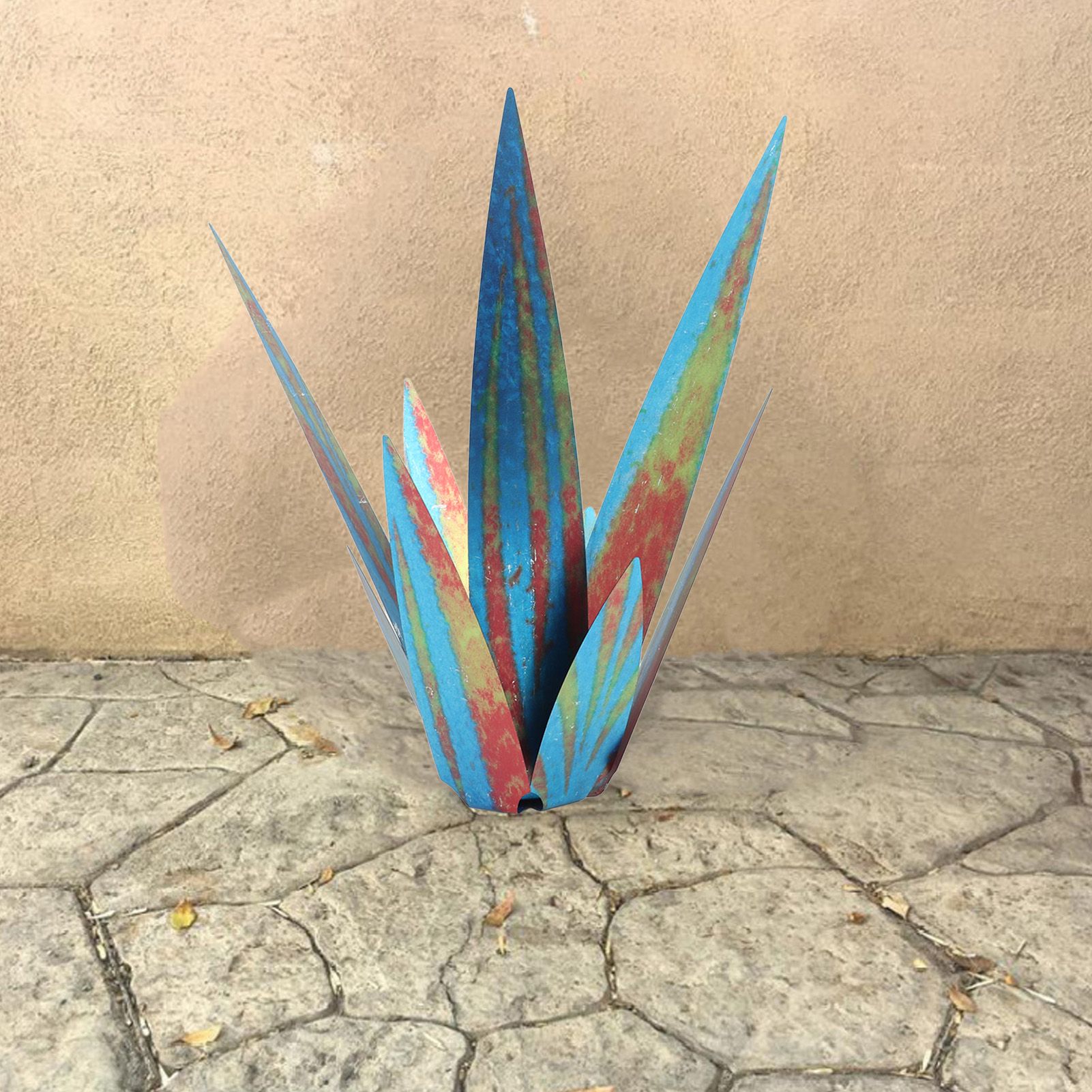 Tequila Sculpture Iron Plant Decor Metallic Luster Home Decoration for Patio view 12