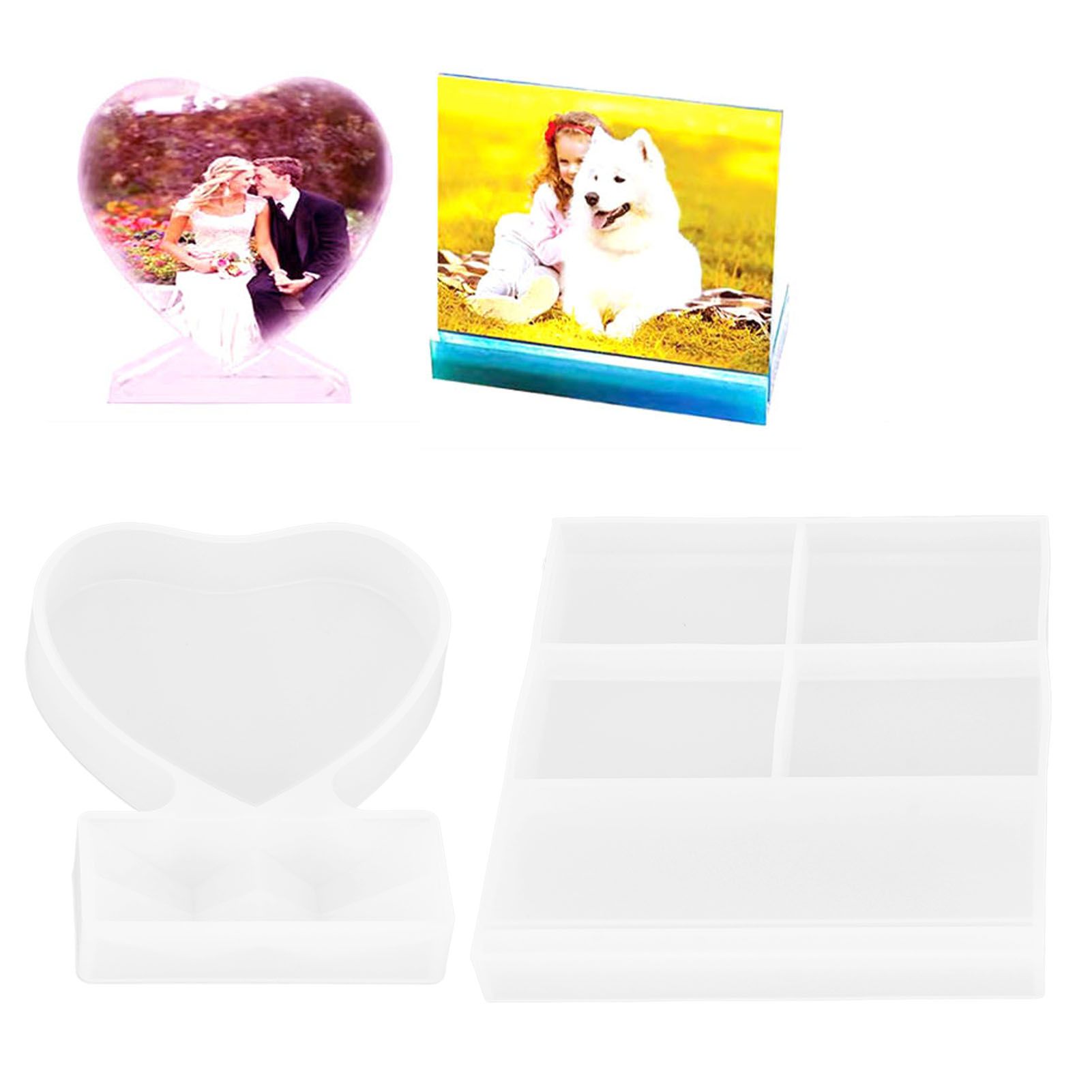 Photo Frame Resin Molds Flexible Durable Reusable Resin Personalized Photo view 11