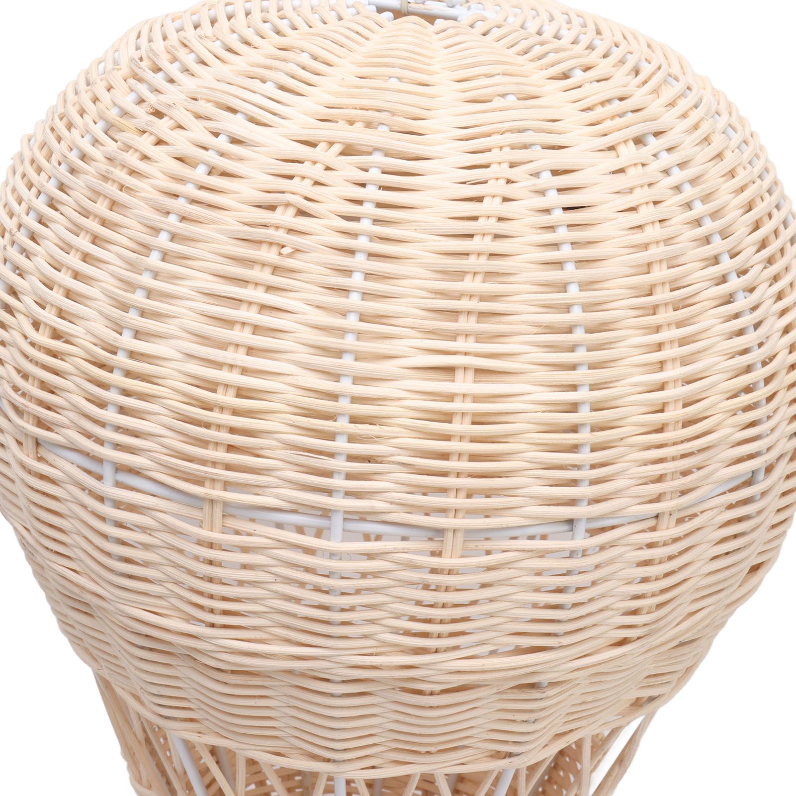 Woven Hot Air Balloon Handcrafted Exquisite Details Rattan Weaving Decoration view 15