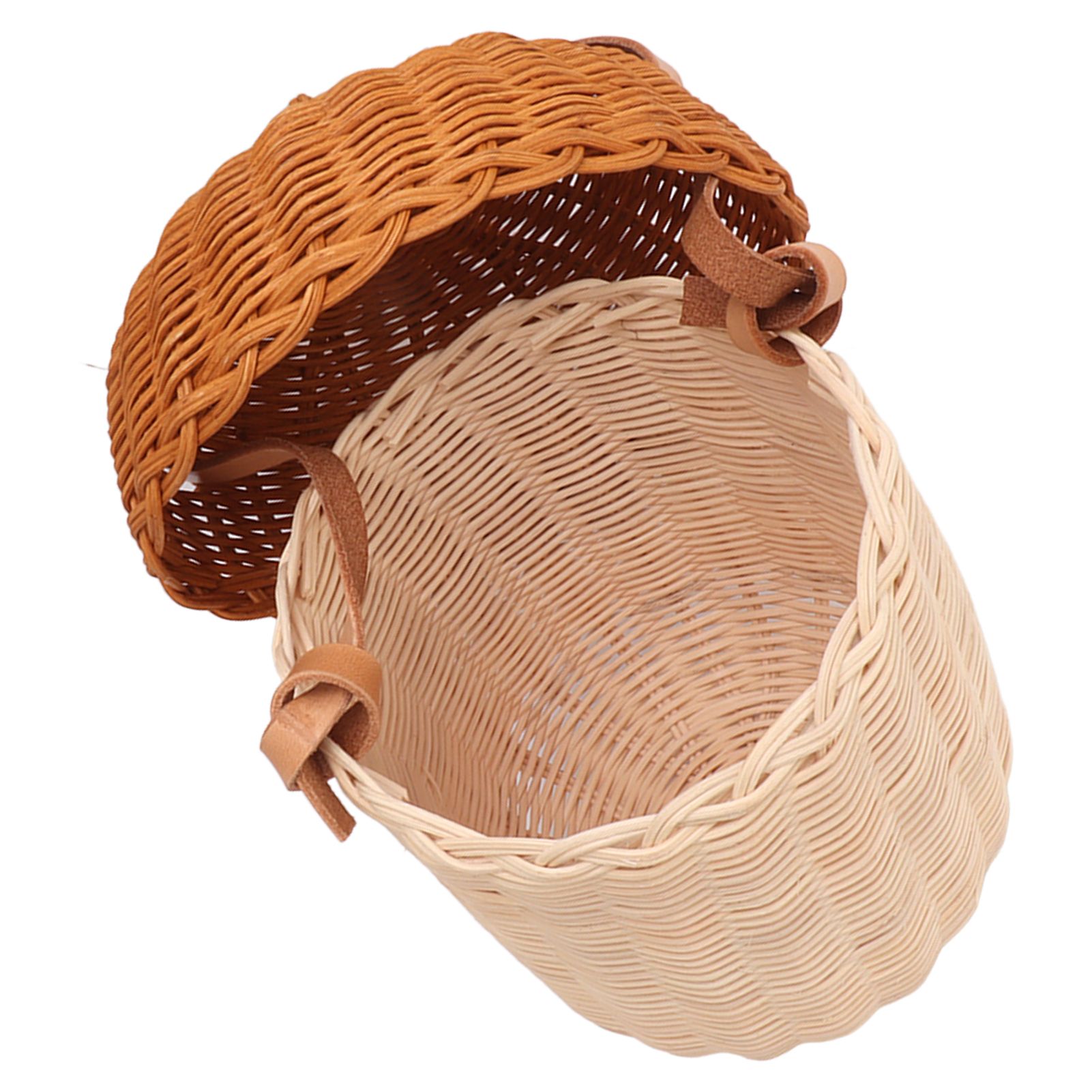 Kids Rattan Storage Basket Hand Woven Decorative Acorn Shaped Basket Bag for view 9