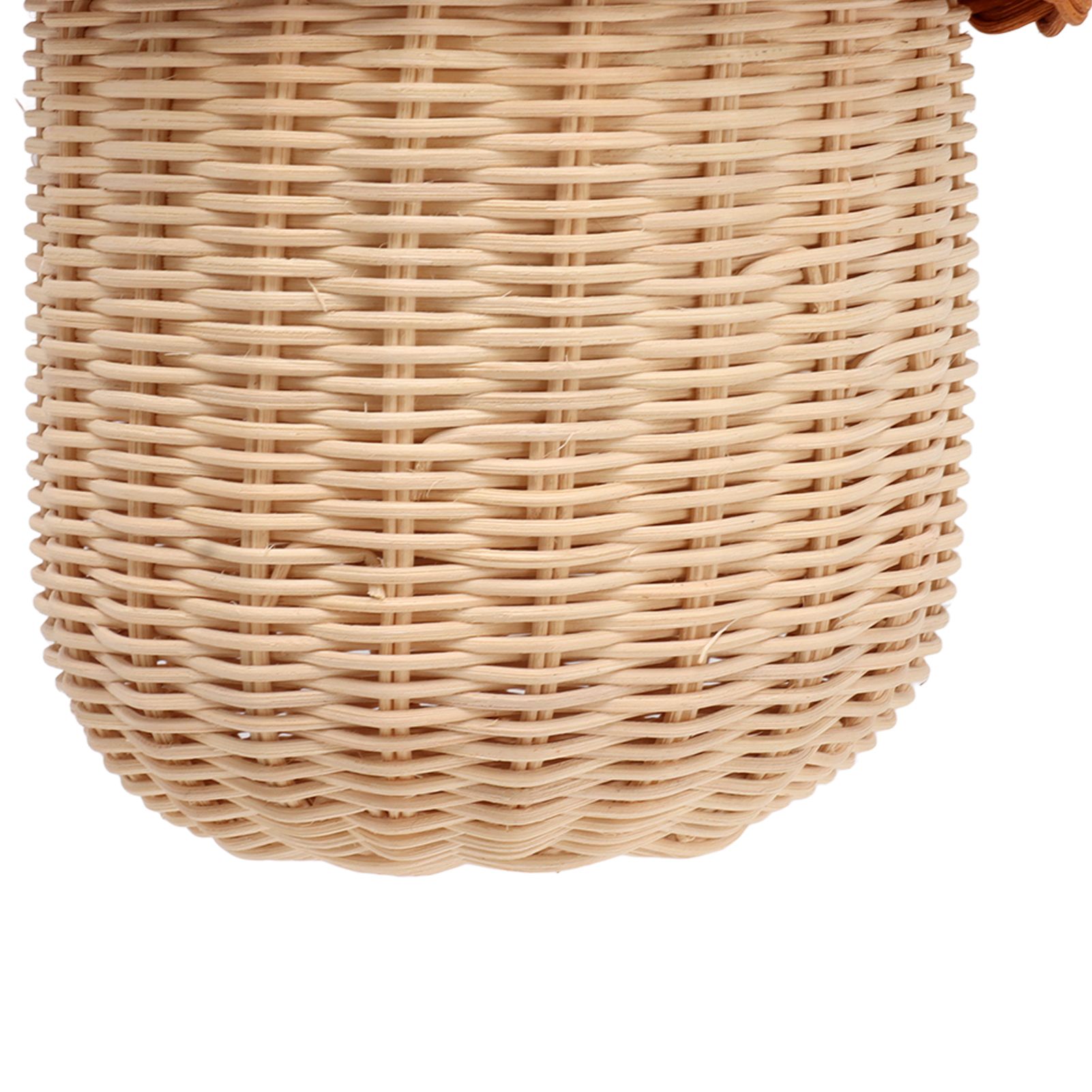 Kids Rattan Storage Basket Hand Woven Decorative Acorn Shaped Basket Bag for view 14