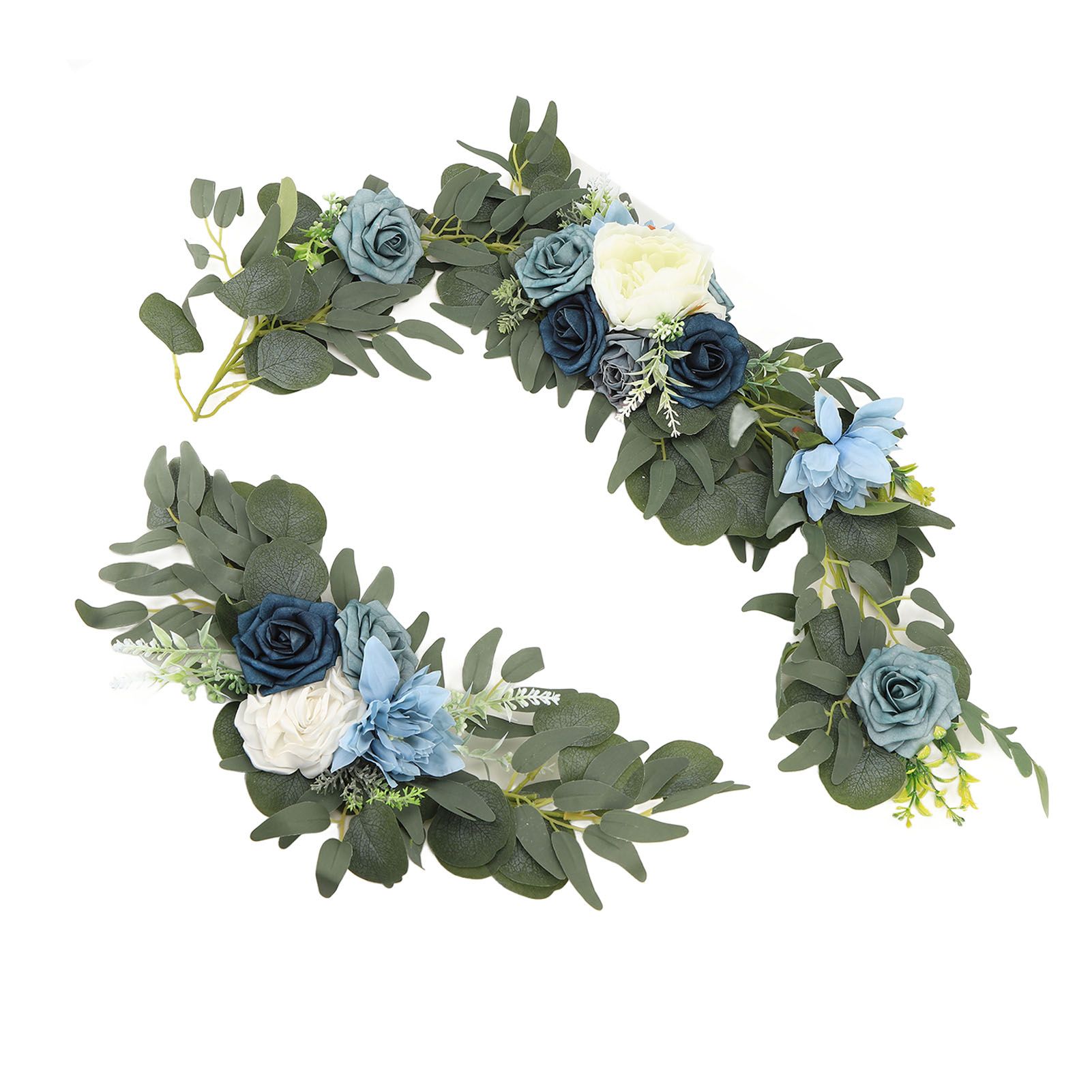 Faux Flower Swag Set Artificial Flower Arch Decor Wedding Welcome Reception view 8