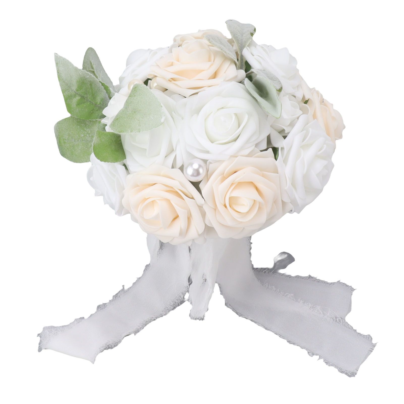 Wedding Bouquet Vivid Color Holding Flowers Romantic Handmade Elegant Holding view 2