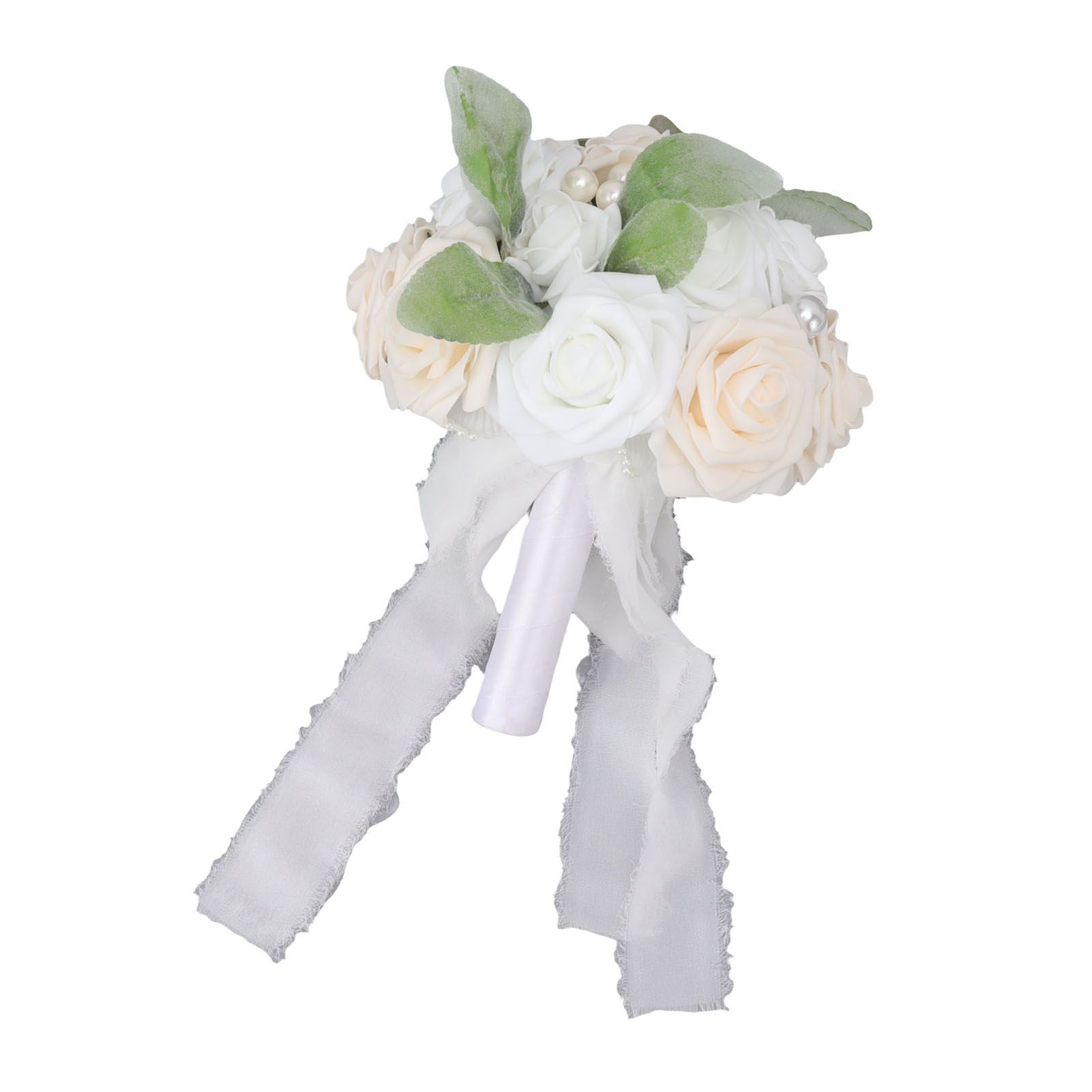 Wedding Bouquet Vivid Color Holding Flowers Romantic Handmade Elegant Holding view 7