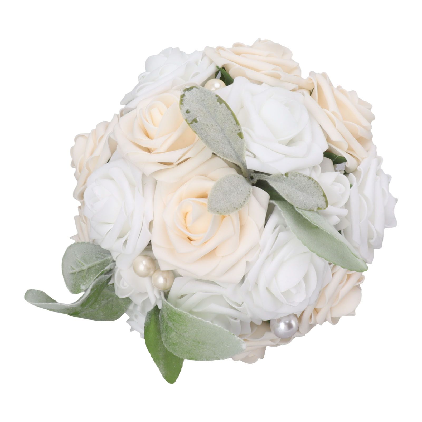Wedding Bouquet Vivid Color Holding Flowers Romantic Handmade Elegant Holding view 9