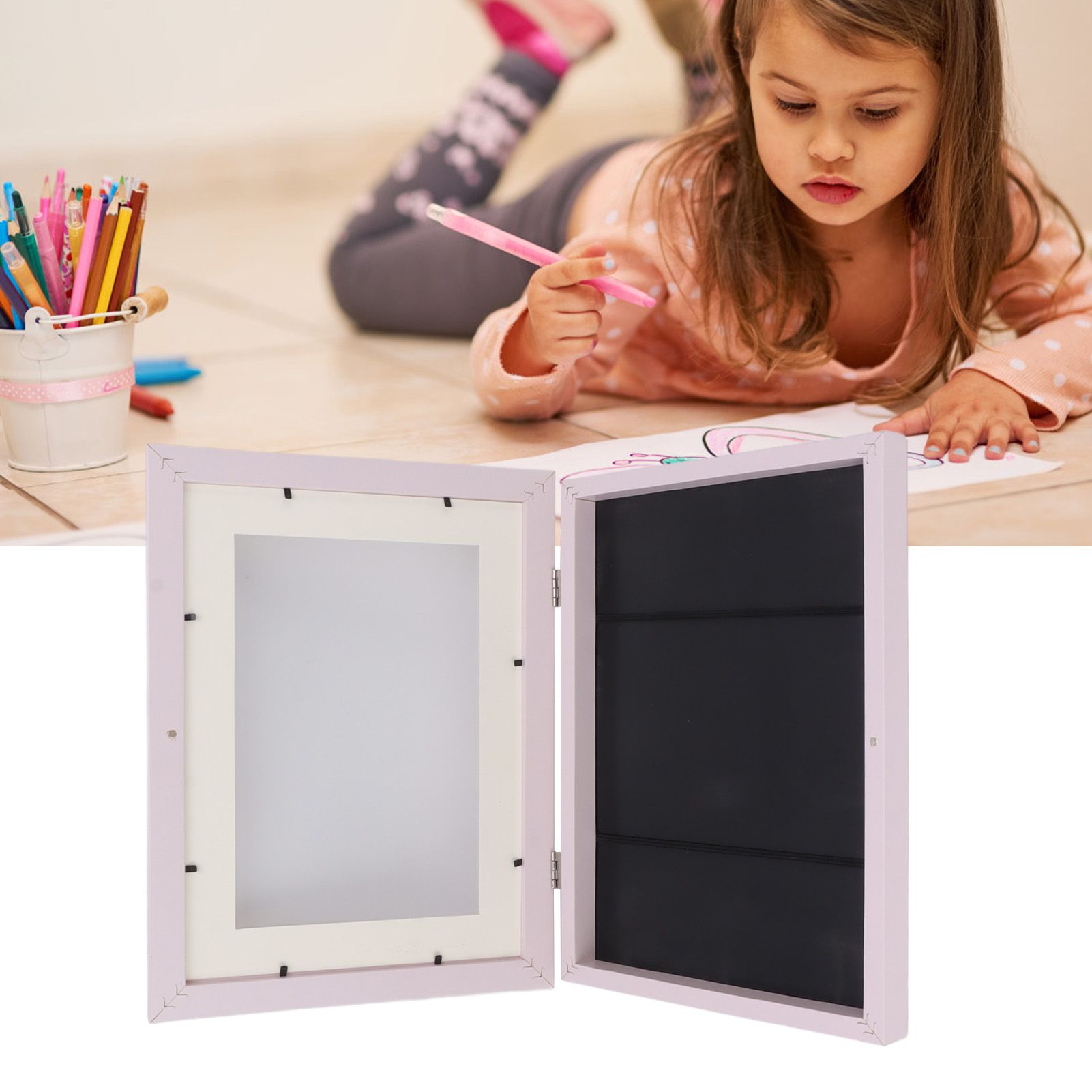 Kids Art Frame HDF Durable Magnetic Design Changeable Art Picture Frame with view 11