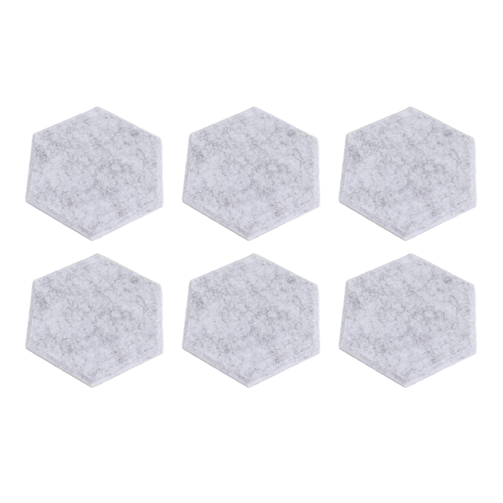12PCS Hexagon Acoustic Panels High Density Sound Absorbing Panels Sound Proof view 2