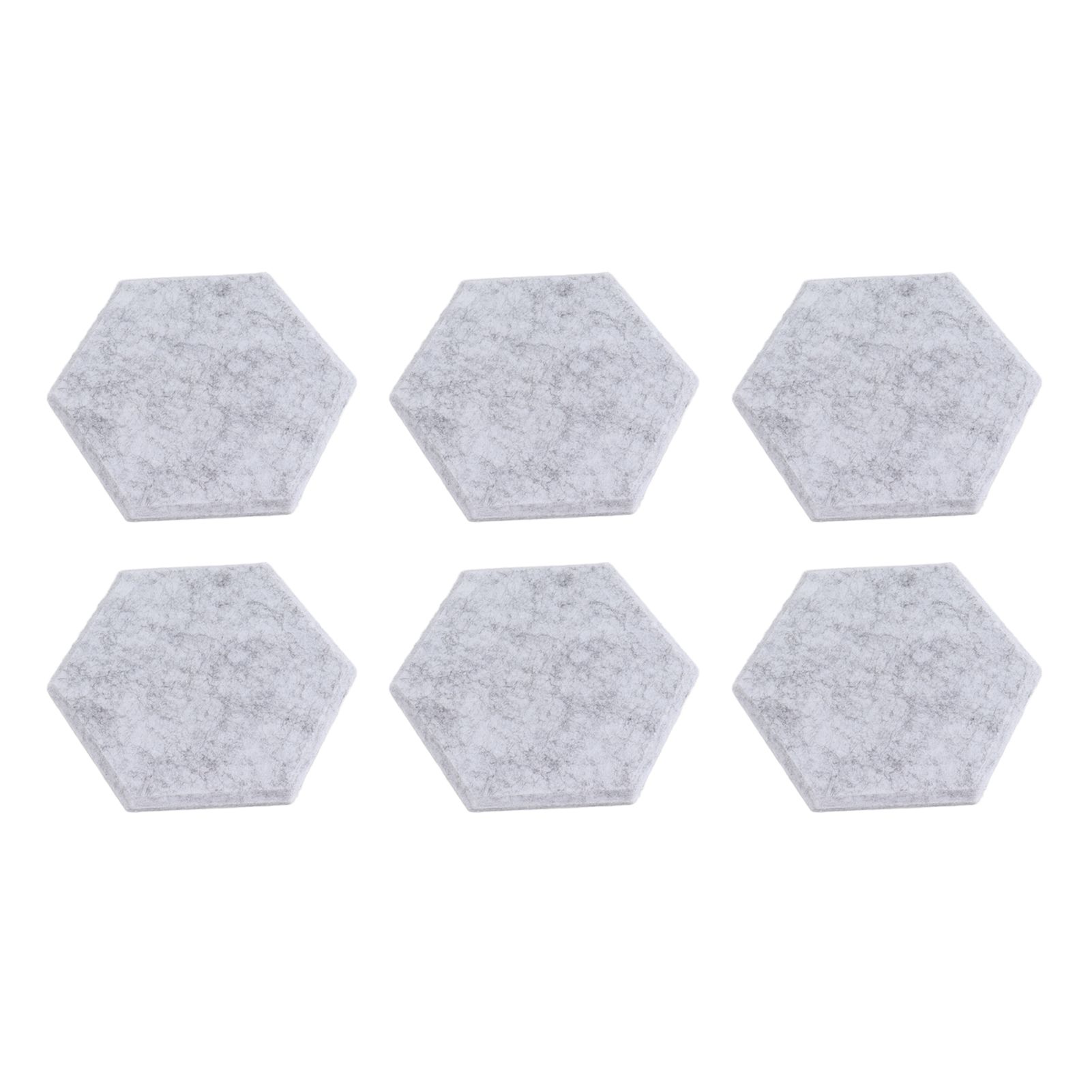 12PCS Hexagon Acoustic Panels High Density Sound Absorbing Panels Sound Proof view 3