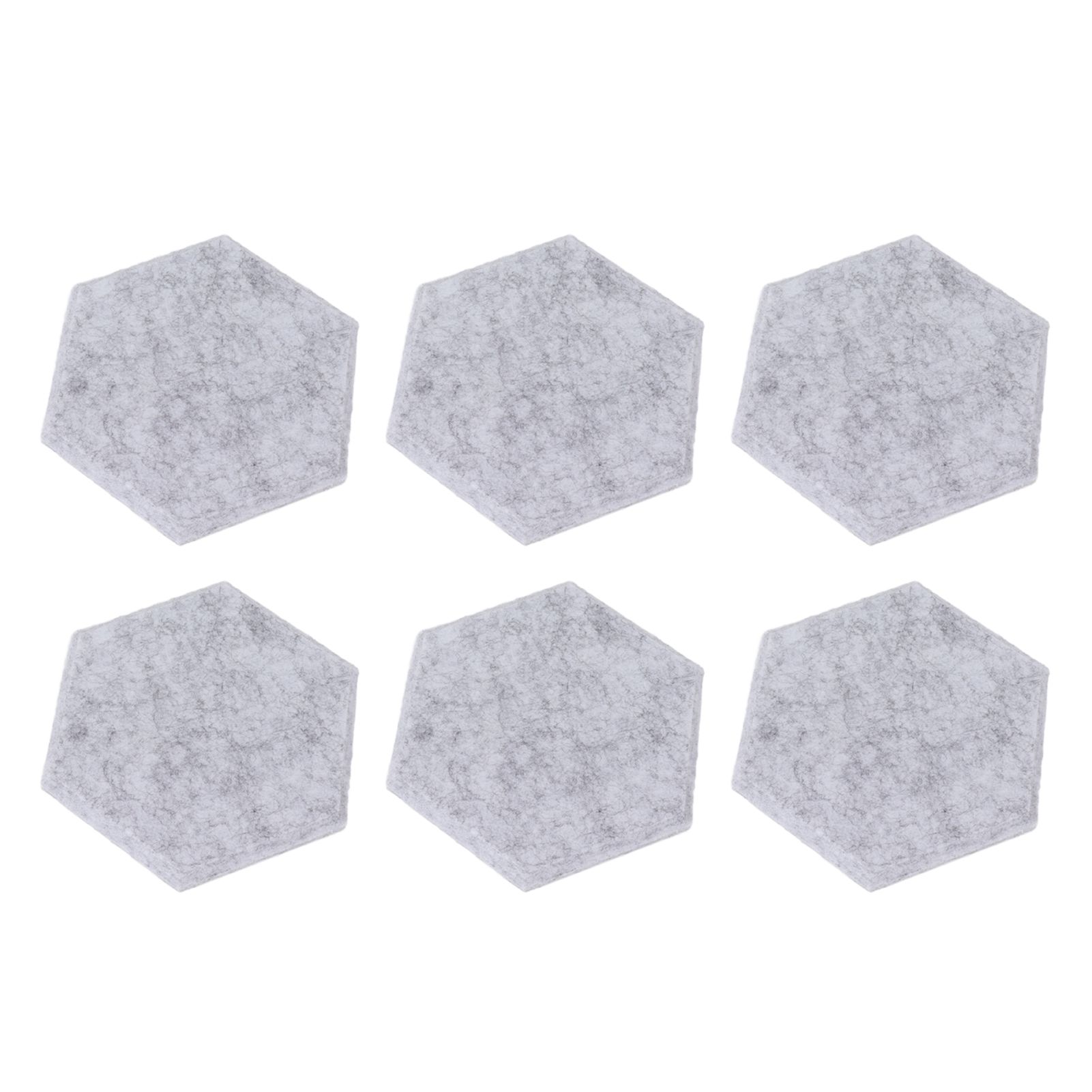 12PCS Hexagon Acoustic Panels High Density Sound Absorbing Panels Sound Proof view 9
