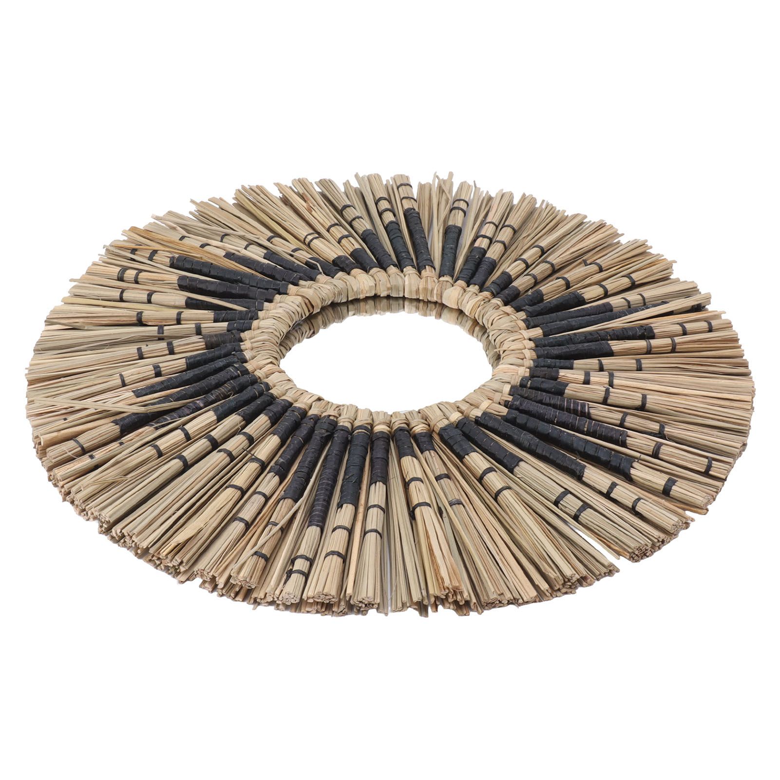 Seagrass Wall Mirror Hand Woven Decorative Round Seagrass Hanging Mirror for view 2