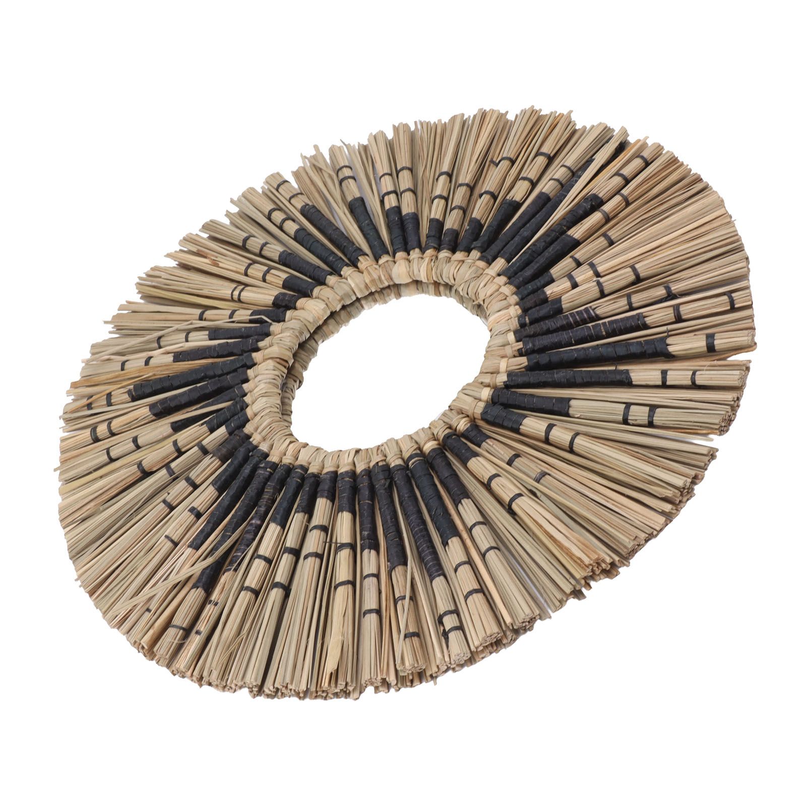 Seagrass Wall Mirror Hand Woven Decorative Round Seagrass Hanging Mirror for view 7